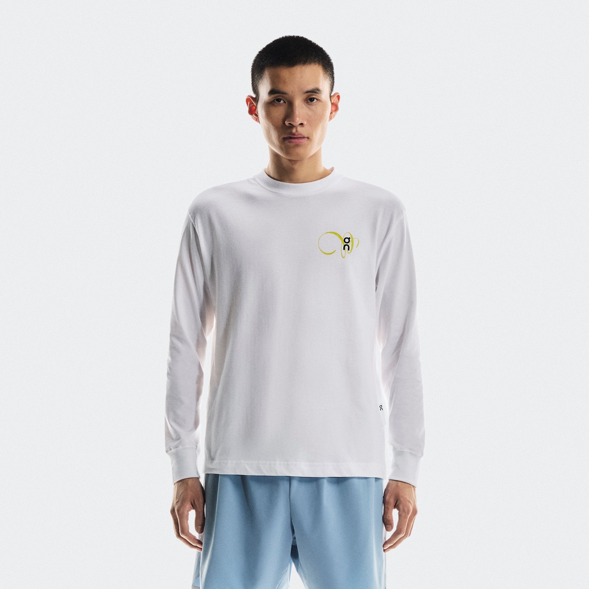 On Club Long-T Graphic White