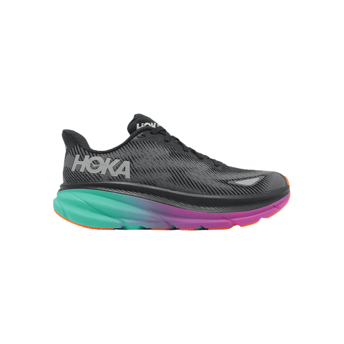 Hoka Wmns Clifton 9 GORE-TEX 'Black Electric Aqua'