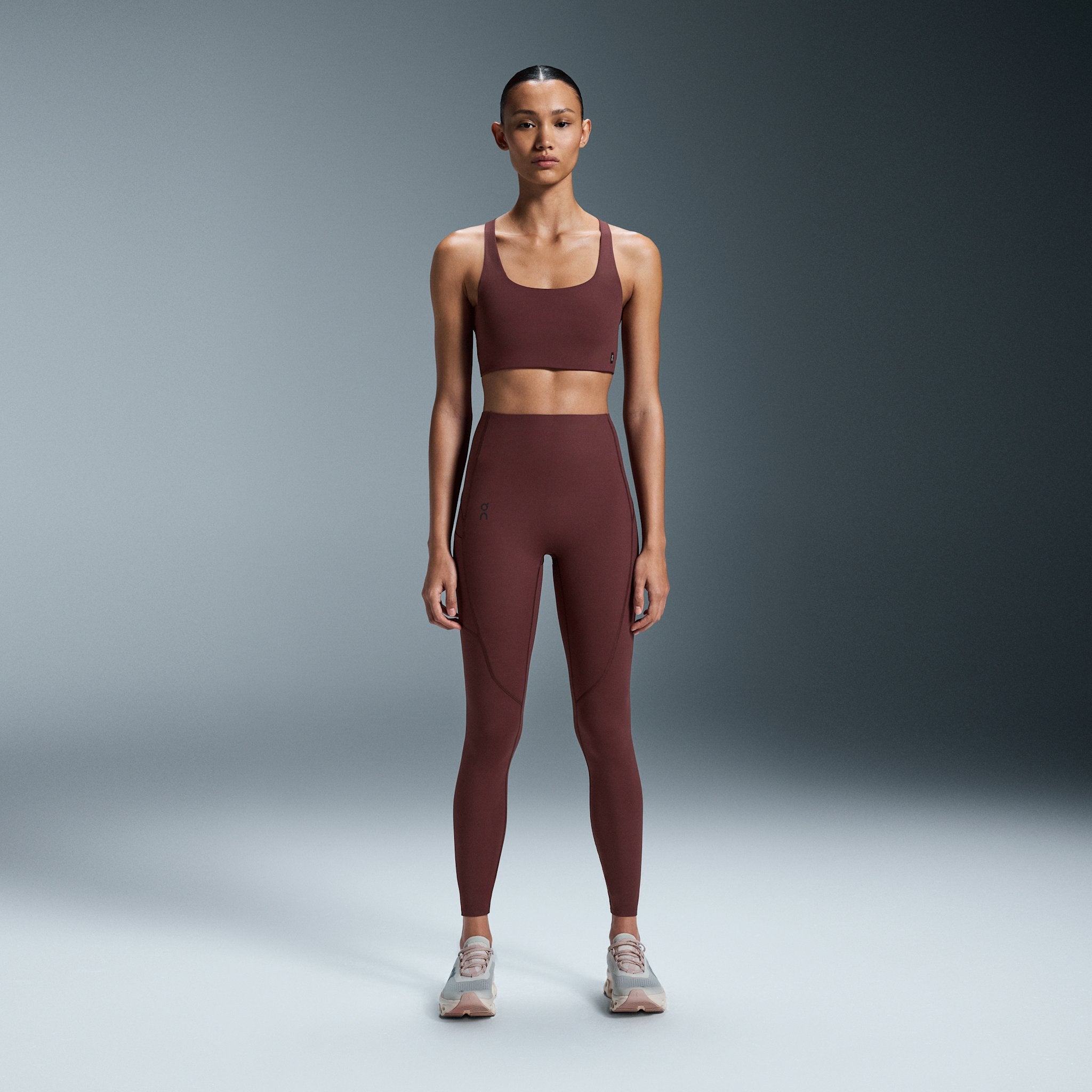 On Movement Tights Long Mulberry