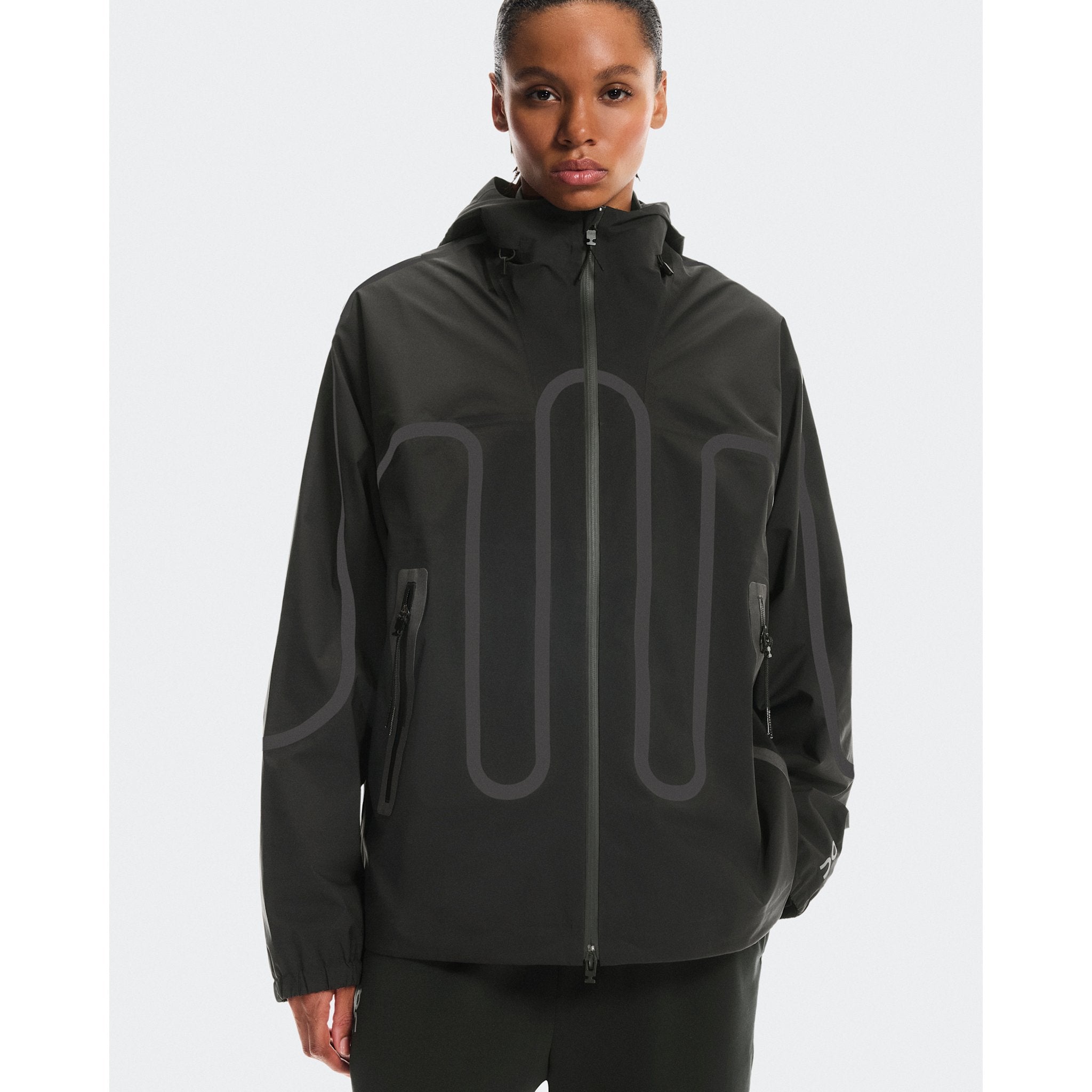 On Waterproof Jacket IKON Black