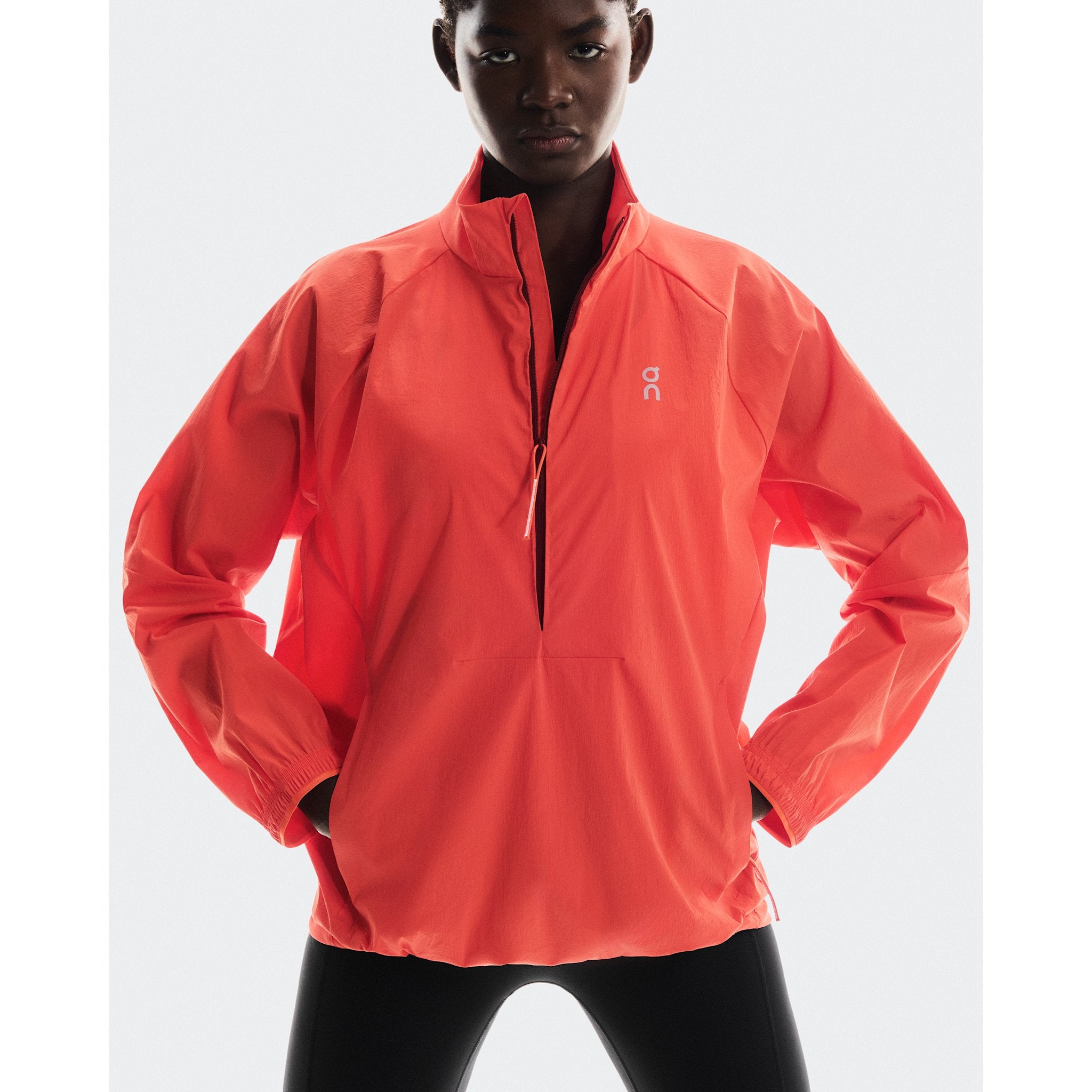 On All-Day 1/2 Zip Jacket Coral
