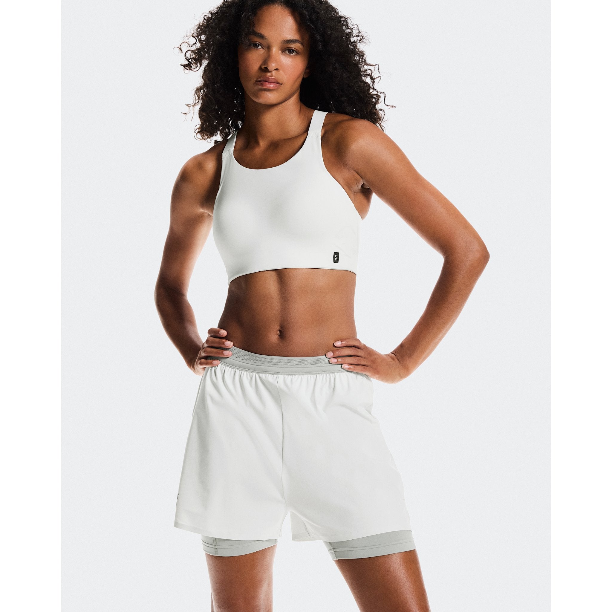 On 3" Performance 2/1 Shorts Iceberg | Tin