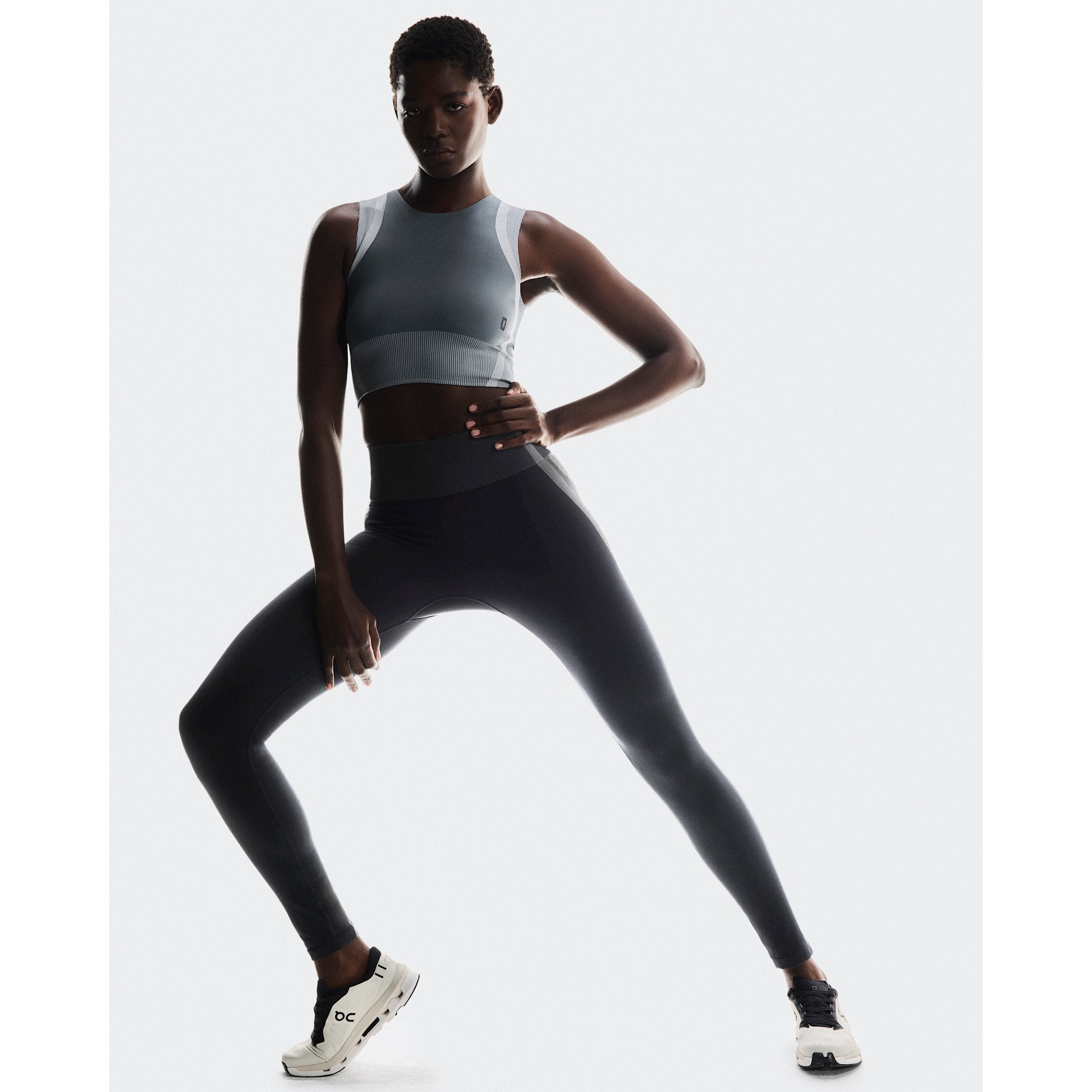On Studio Knit Tights Black | Eclipse