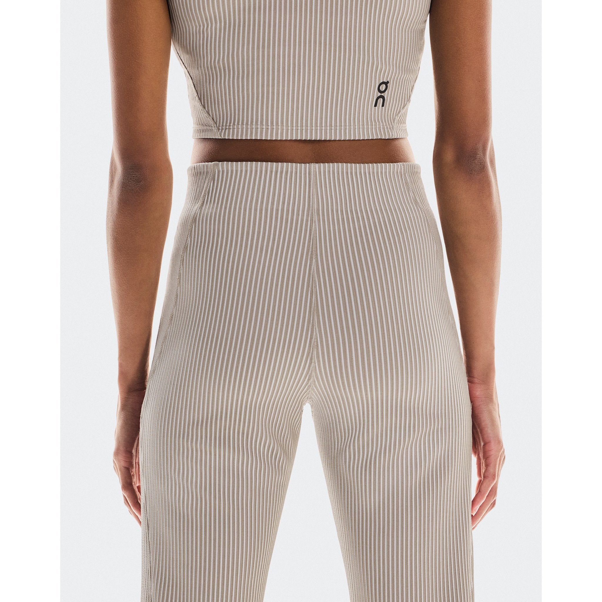 On All-Day Ribbed Pants Desert | White