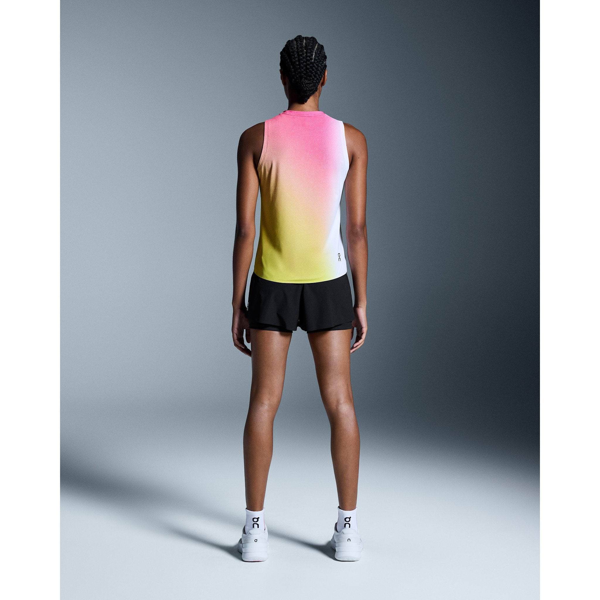 On Court Tank White | Lime
