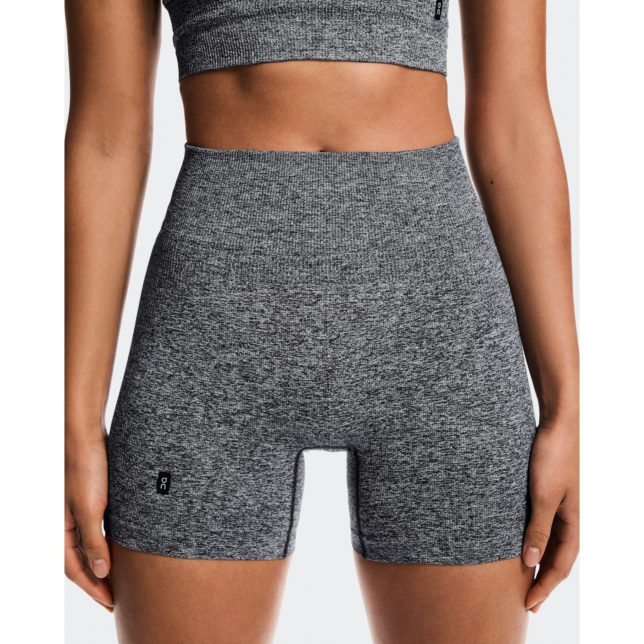 On Studio Knit Shorts Graphite Heather