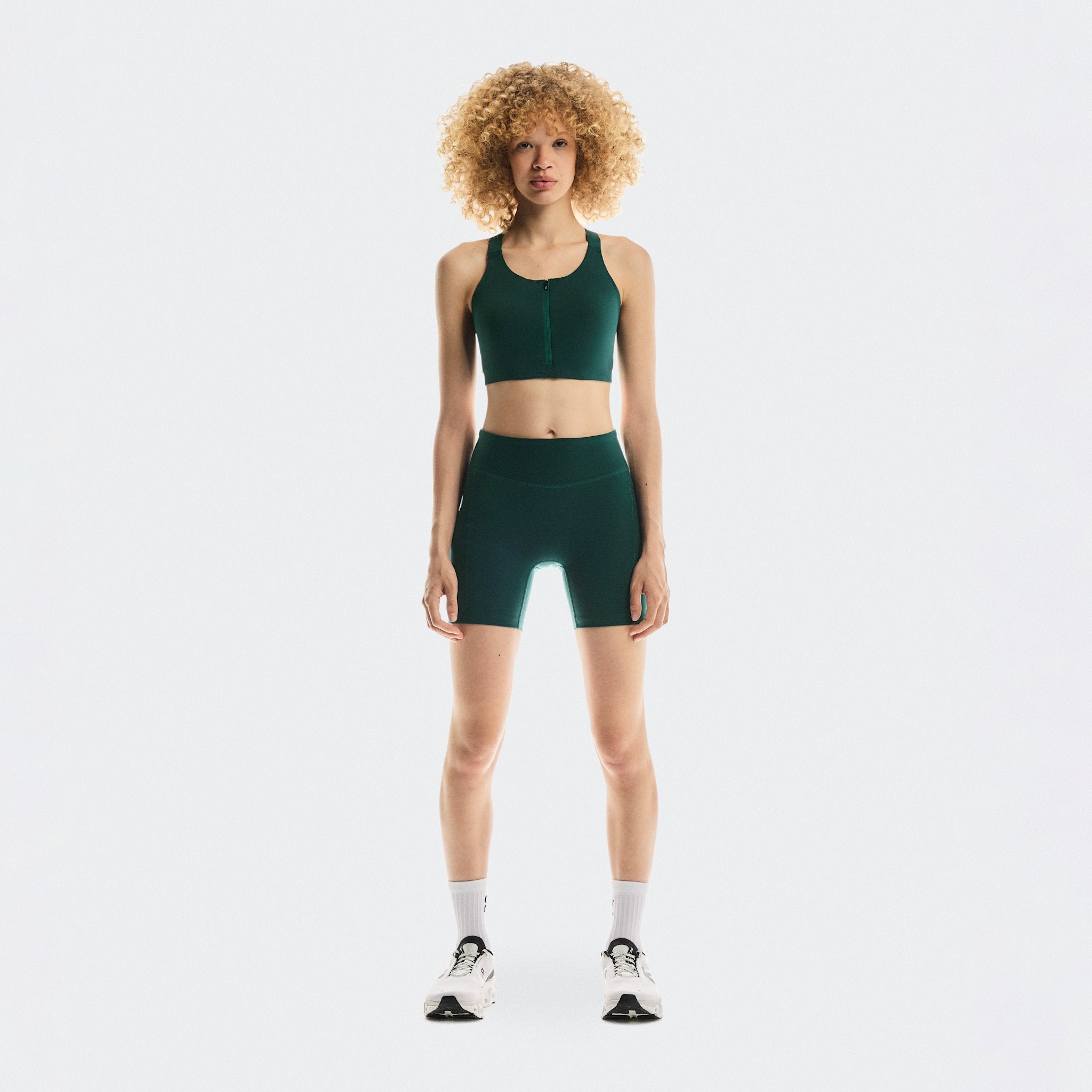 On Performance Tights Short Spirulina