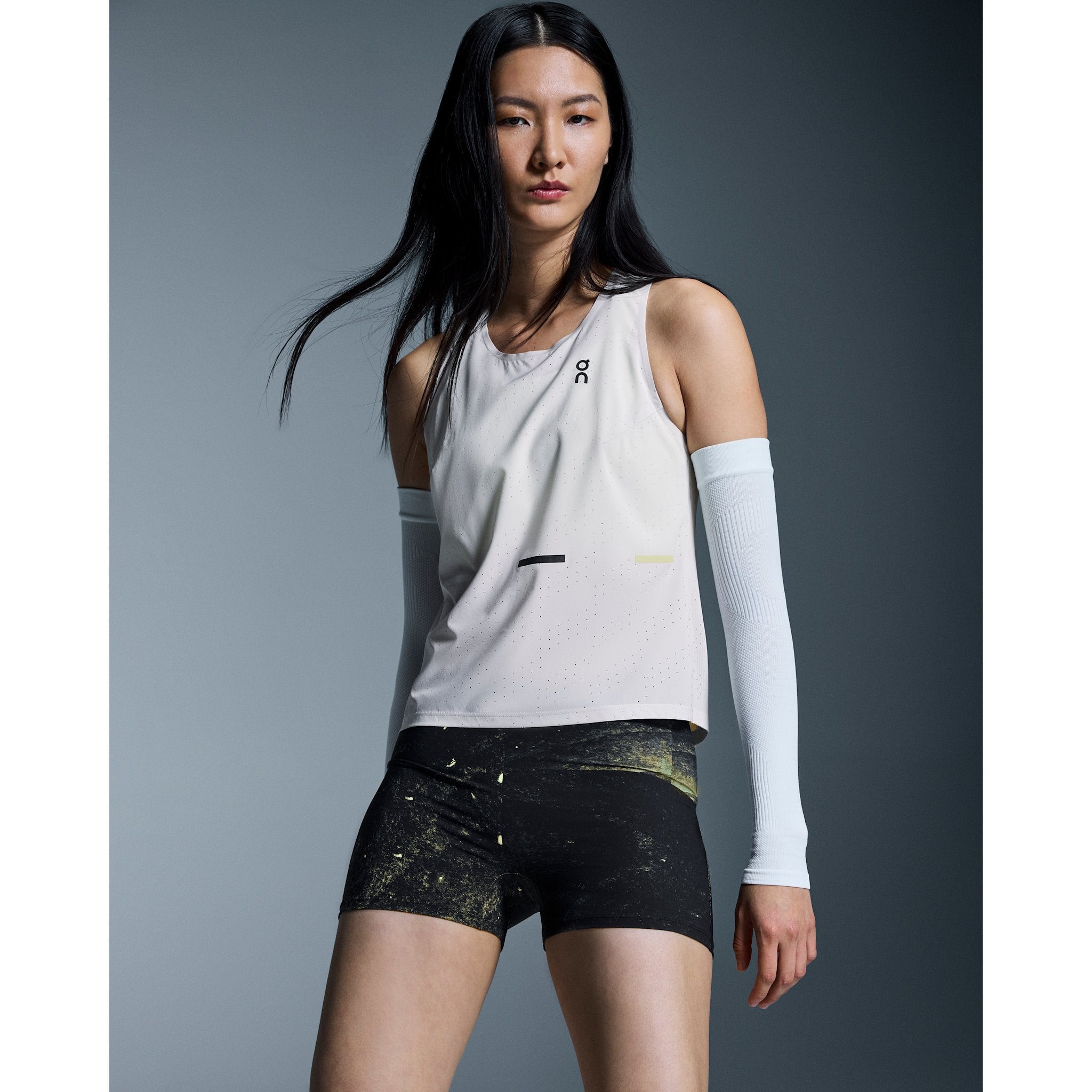 On Race Singlet Silver