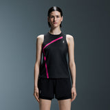 On Court Tank Black | White