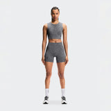 On Studio Knit Shorts Graphite Heather