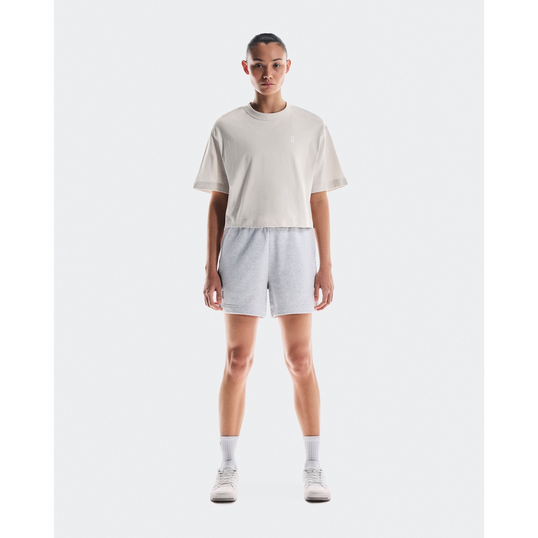 On Club Boxy-T Graphic Silver