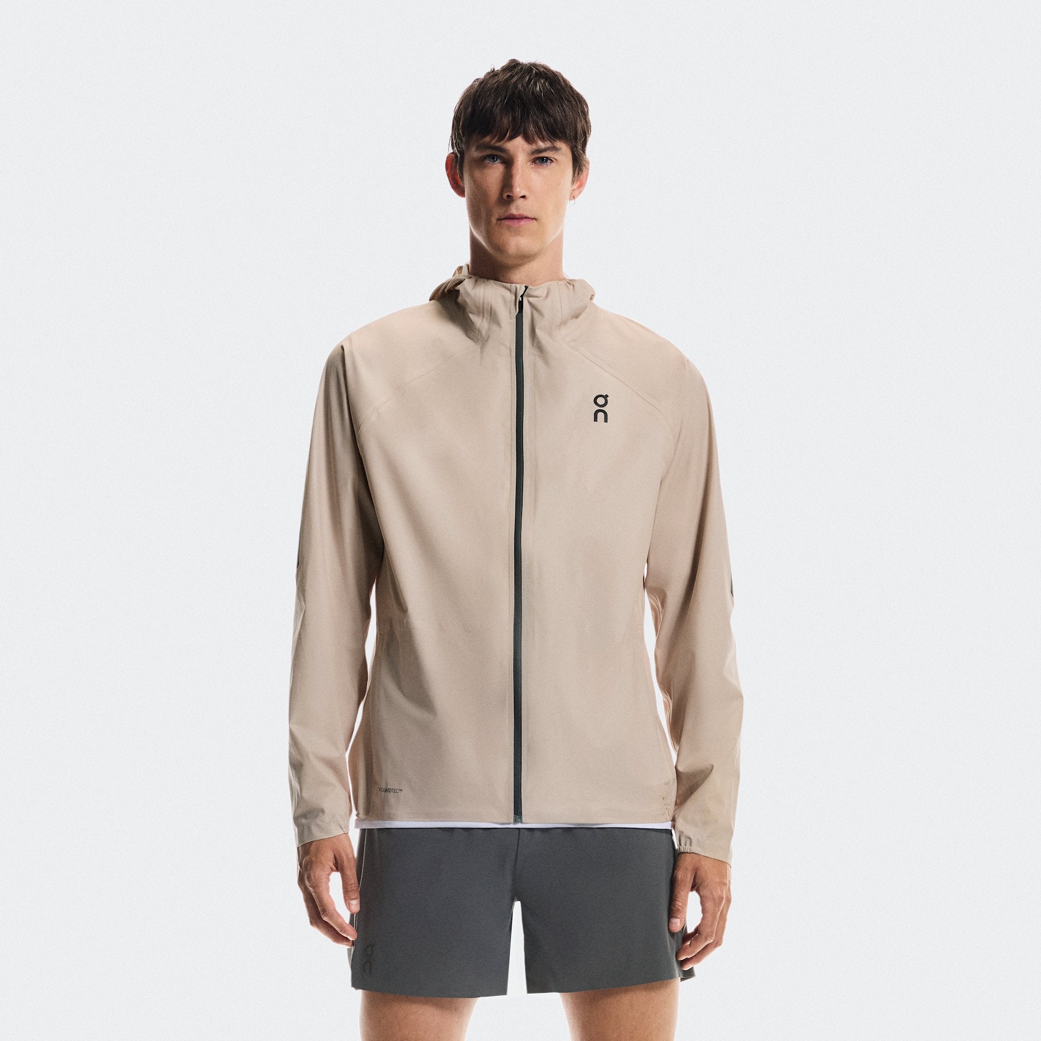 On Performance Jacket Waterproof Desert