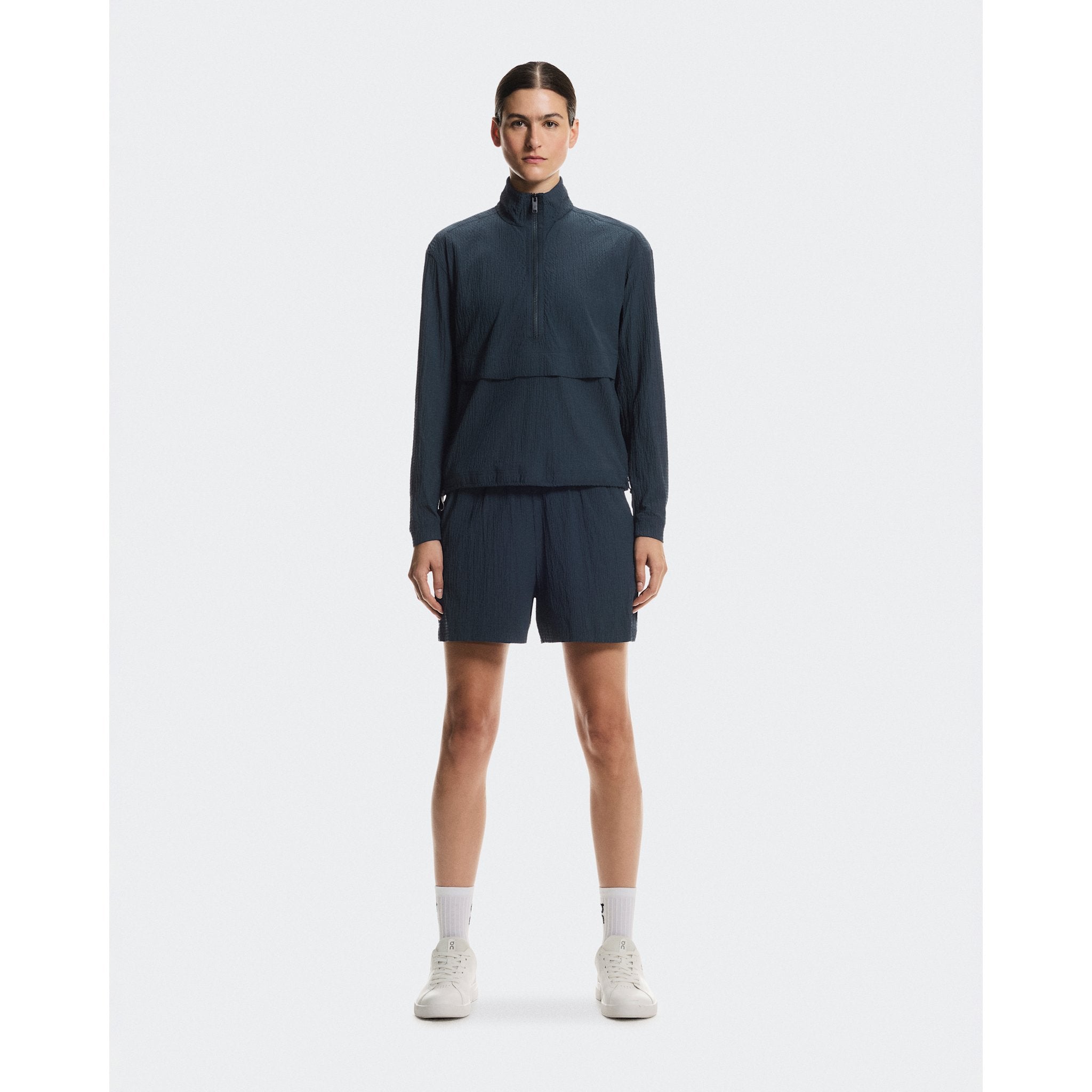 On Courtside 1/2 Zip Eaze Midnight