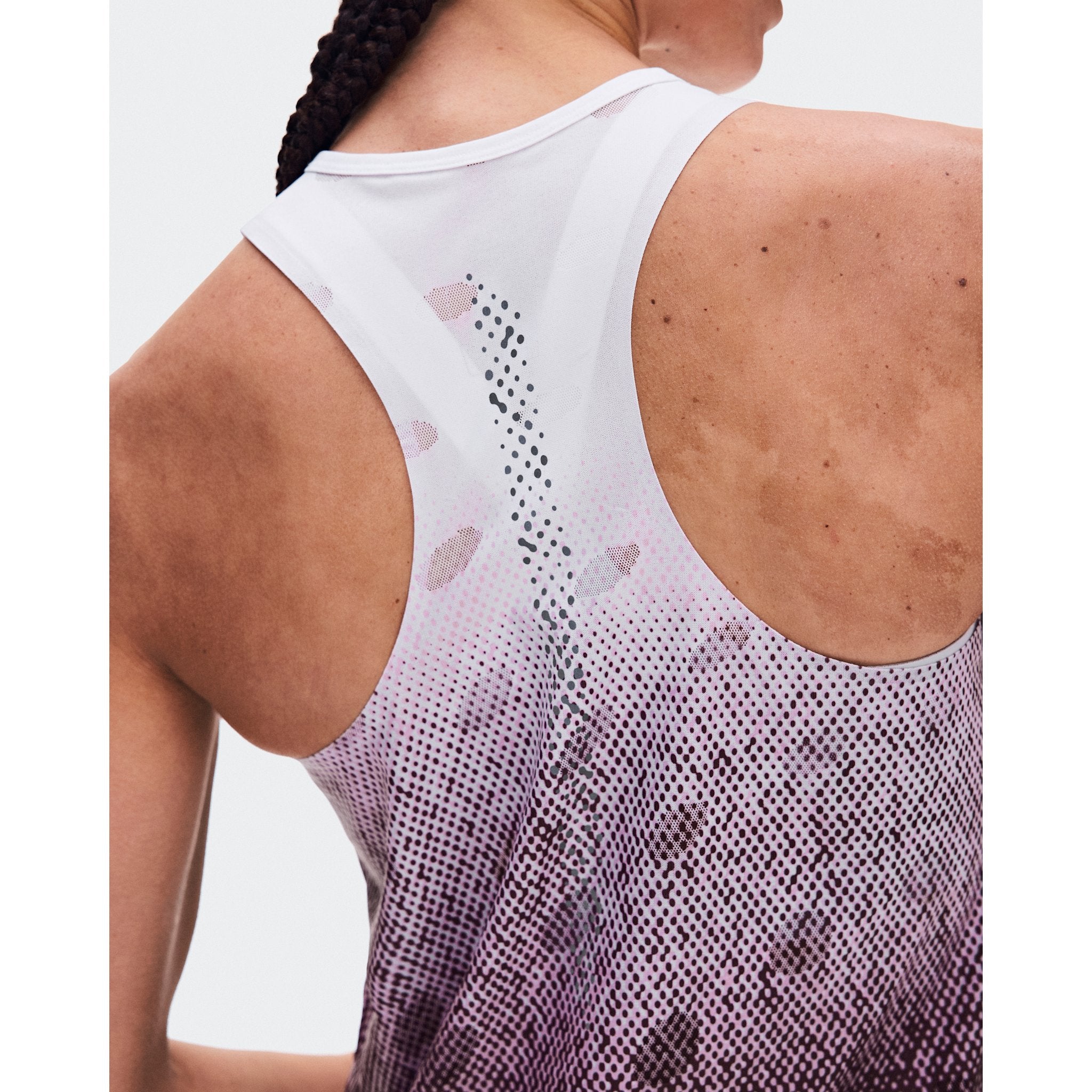 On Zero Tank Breathe Foxglove | White