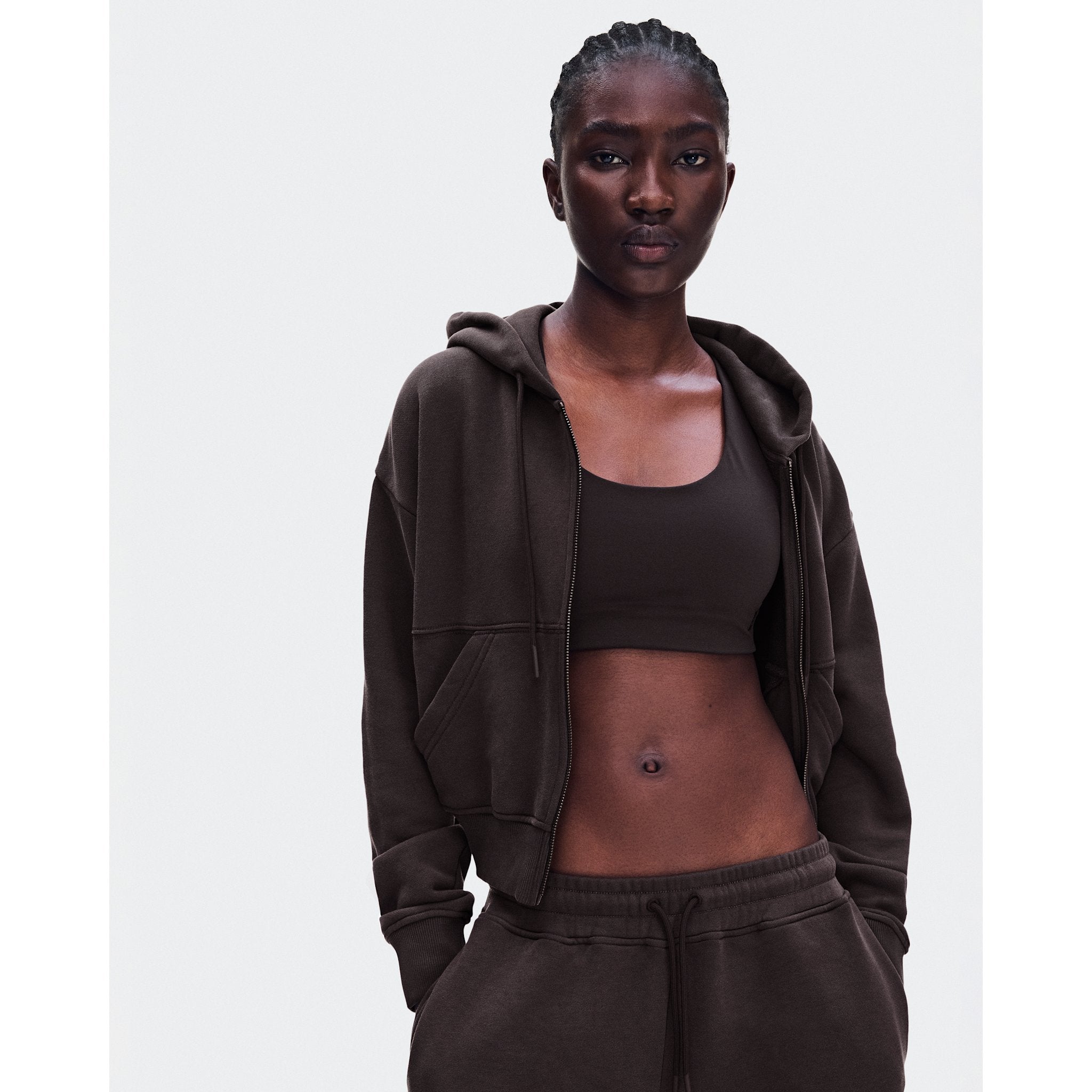 On Club Collective Full Zip Hoodie FKA Espresso