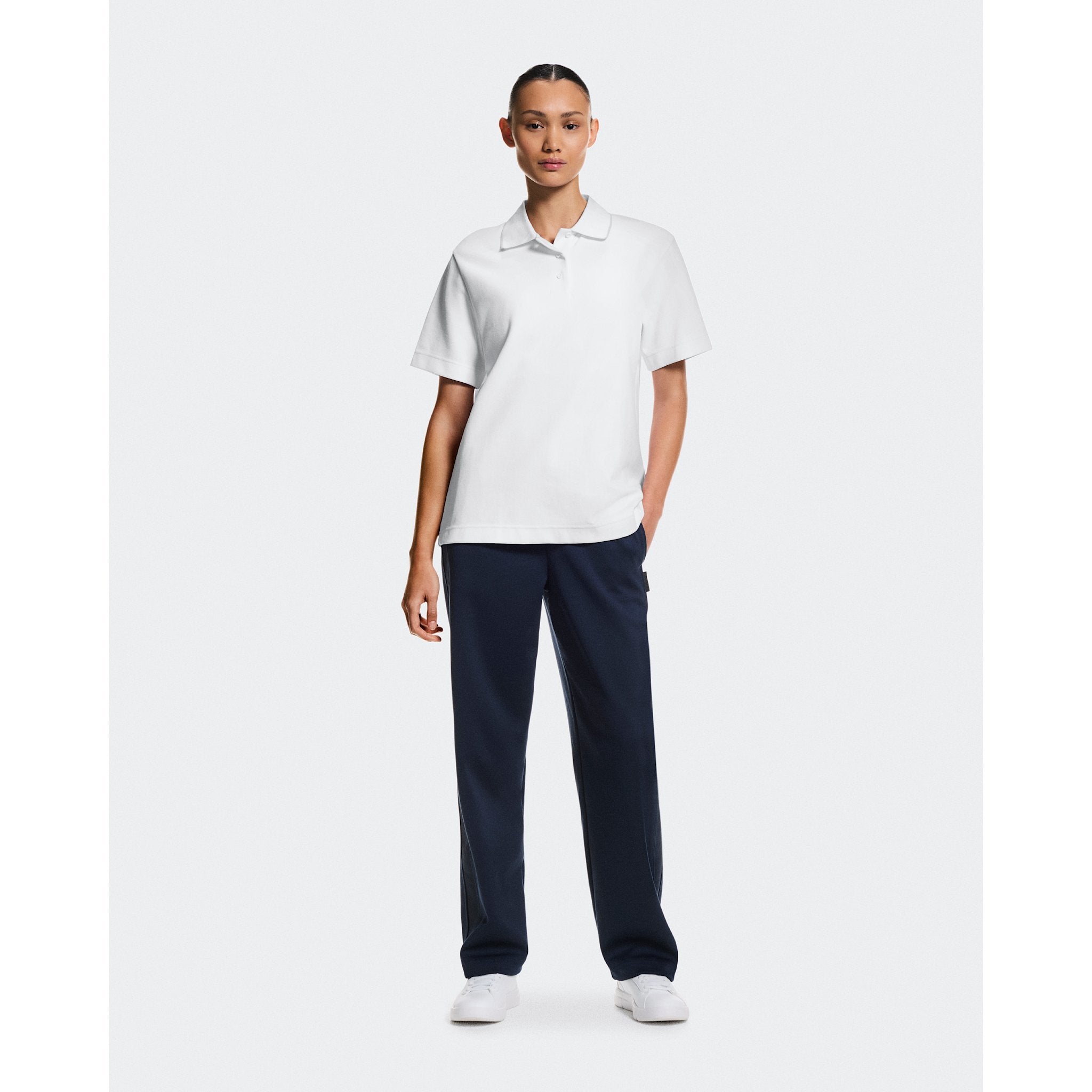 On Courtside Polo White | Sand