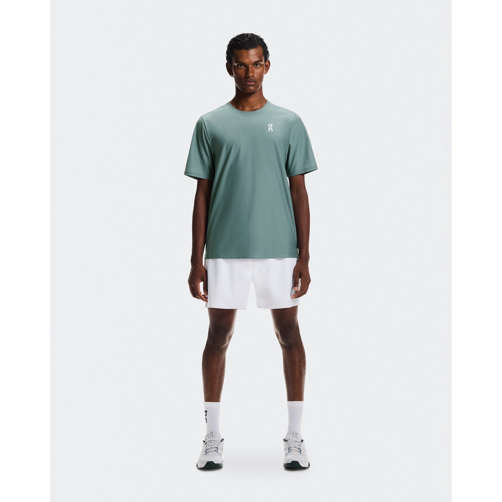 On 5" Court Shorts White