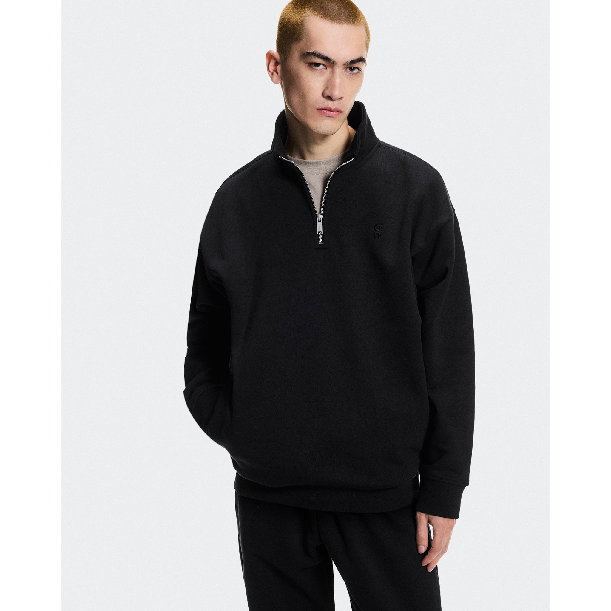On Club Collective 1/4 Zip Black