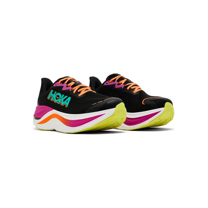Hoka Skyward X 'Black Electric Aqua'