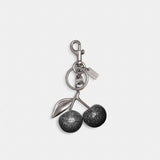 Coach Cherry Bag Charm Silver Silver