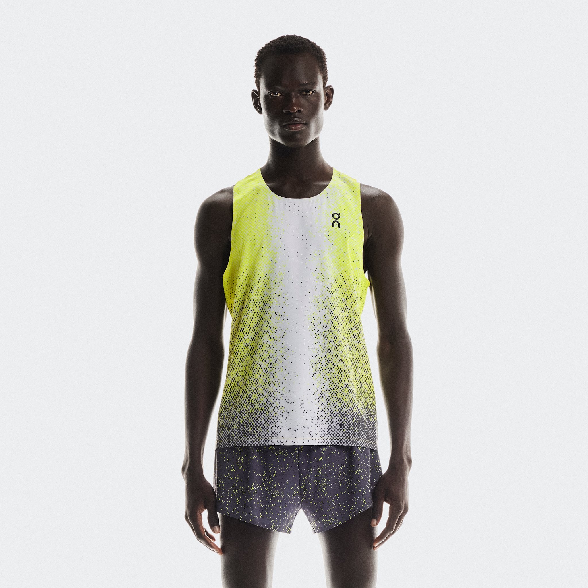 On Race Singlet Lime