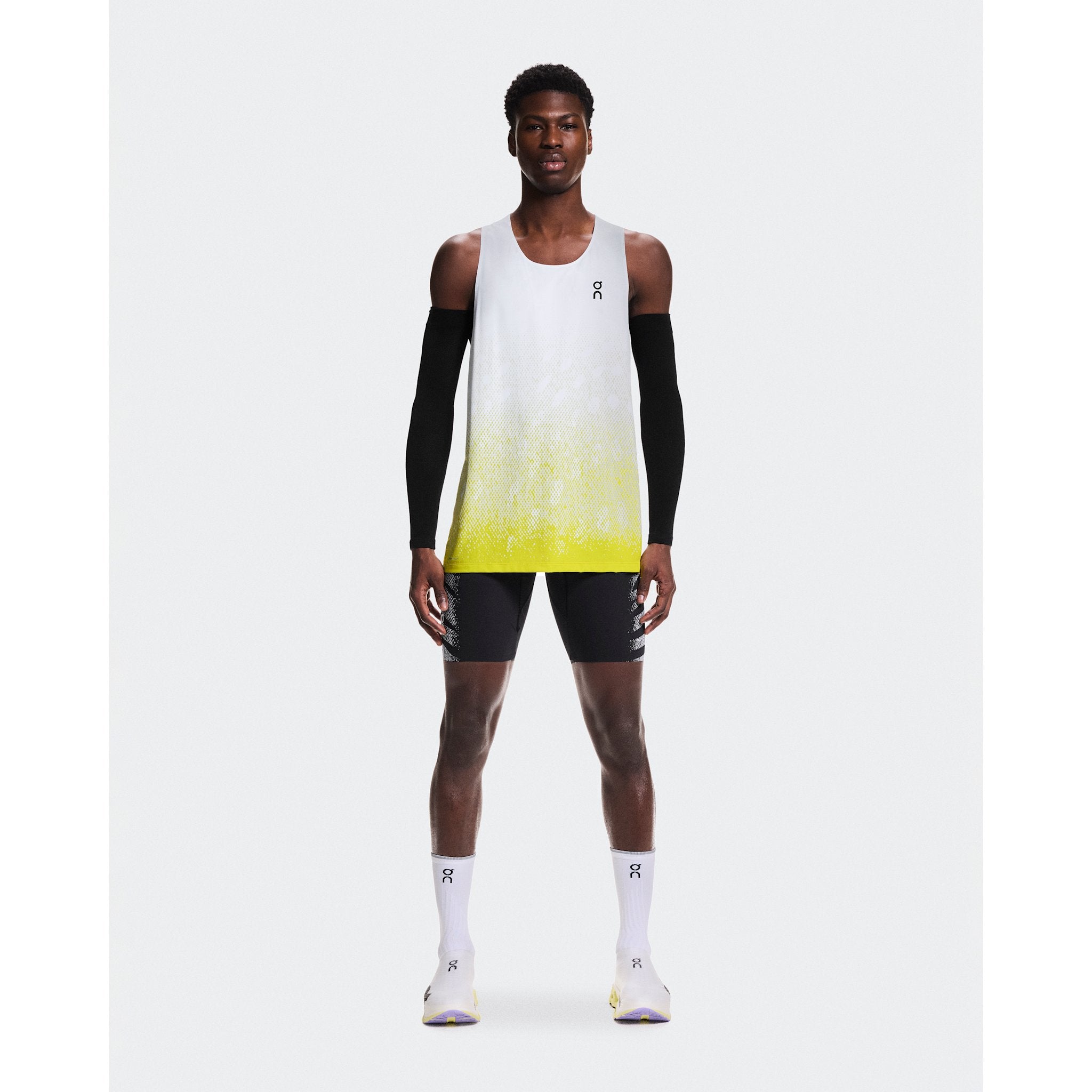 On Zero Singlet White | Lime