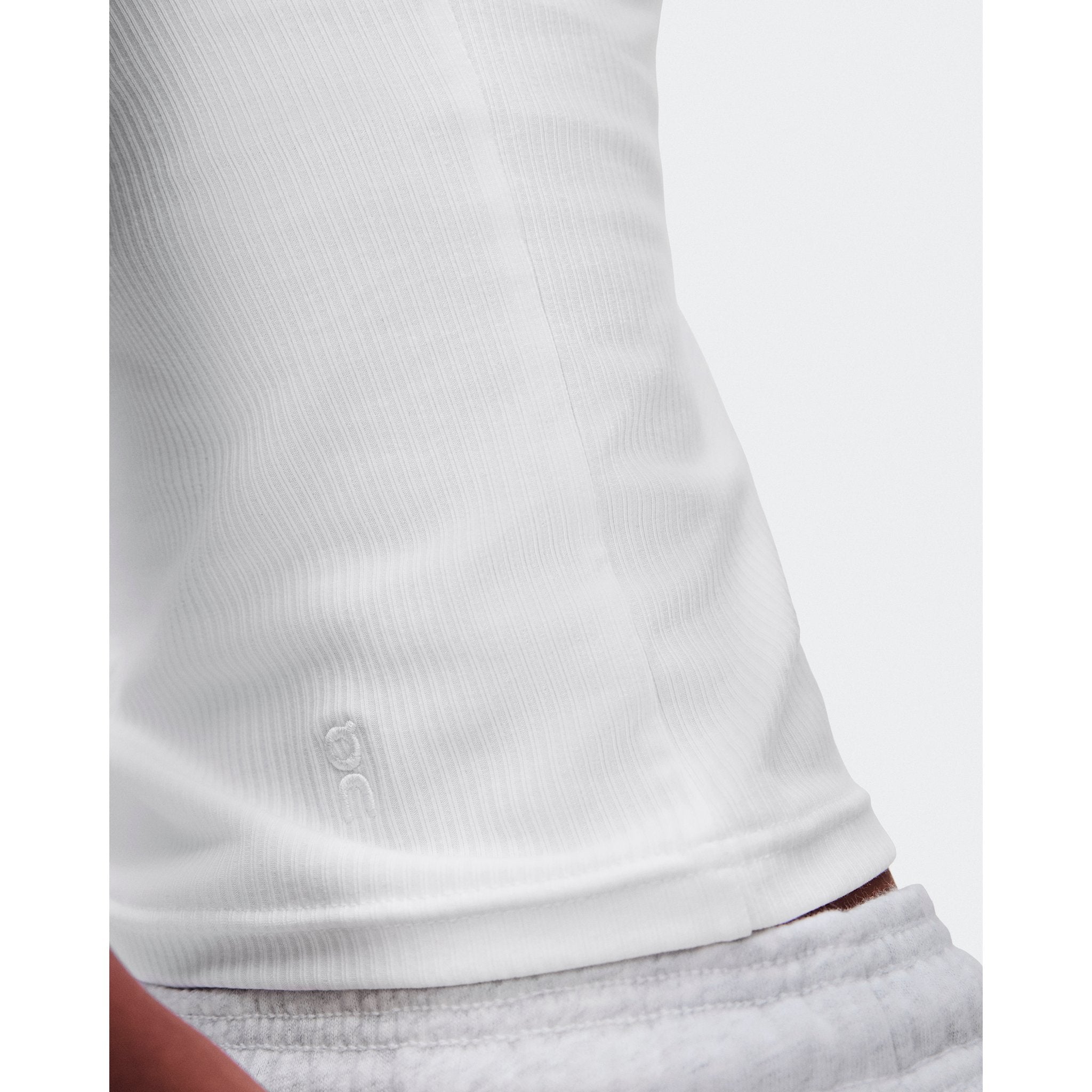 On All-Day Ribbed Tank White