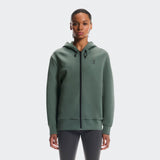 On Focus Tech Zip Hoodie Olive