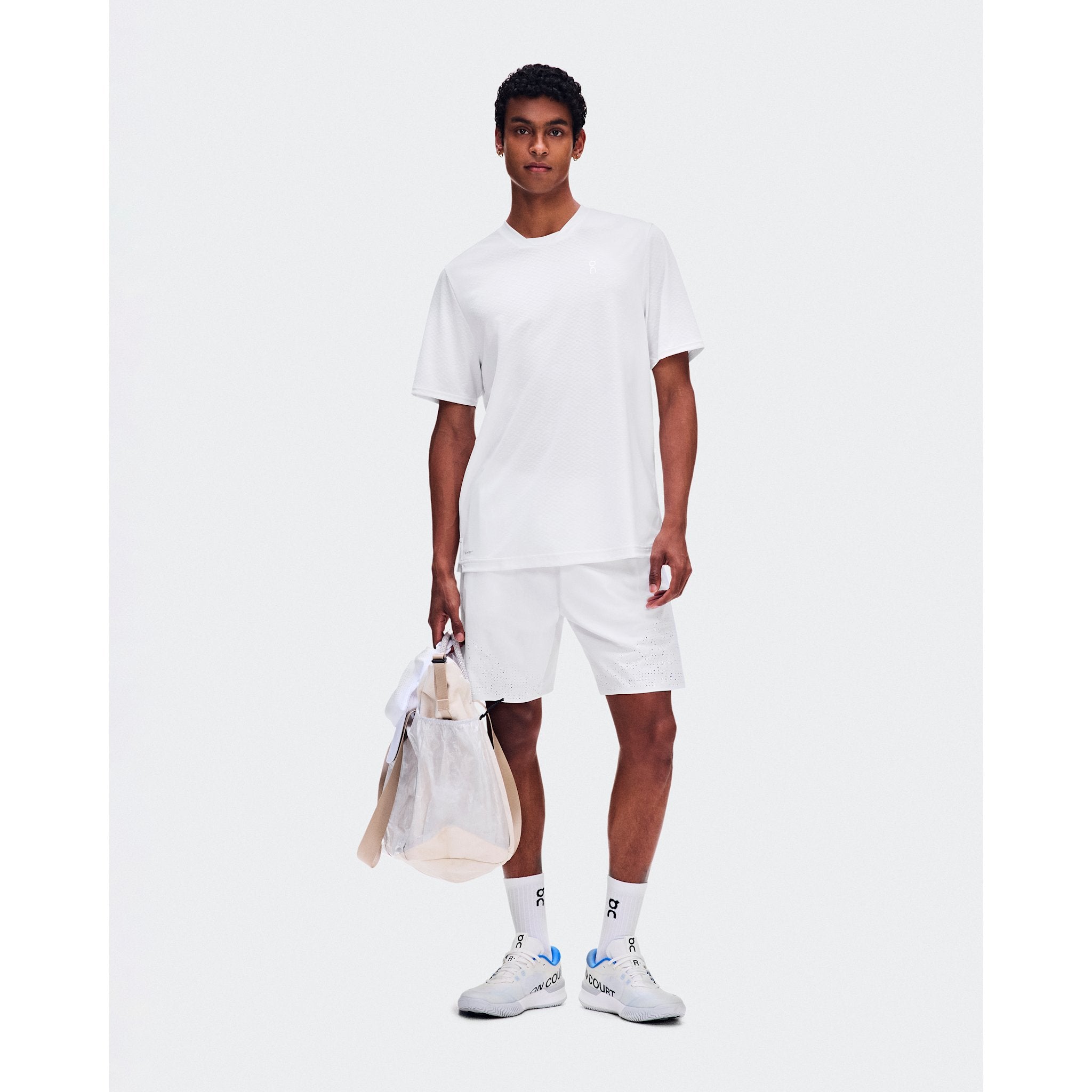 On 7" Court Shorts LDN White