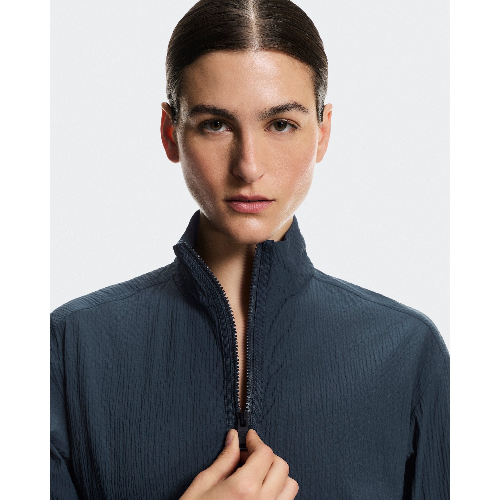 On Courtside 1/2 Zip Eaze Midnight