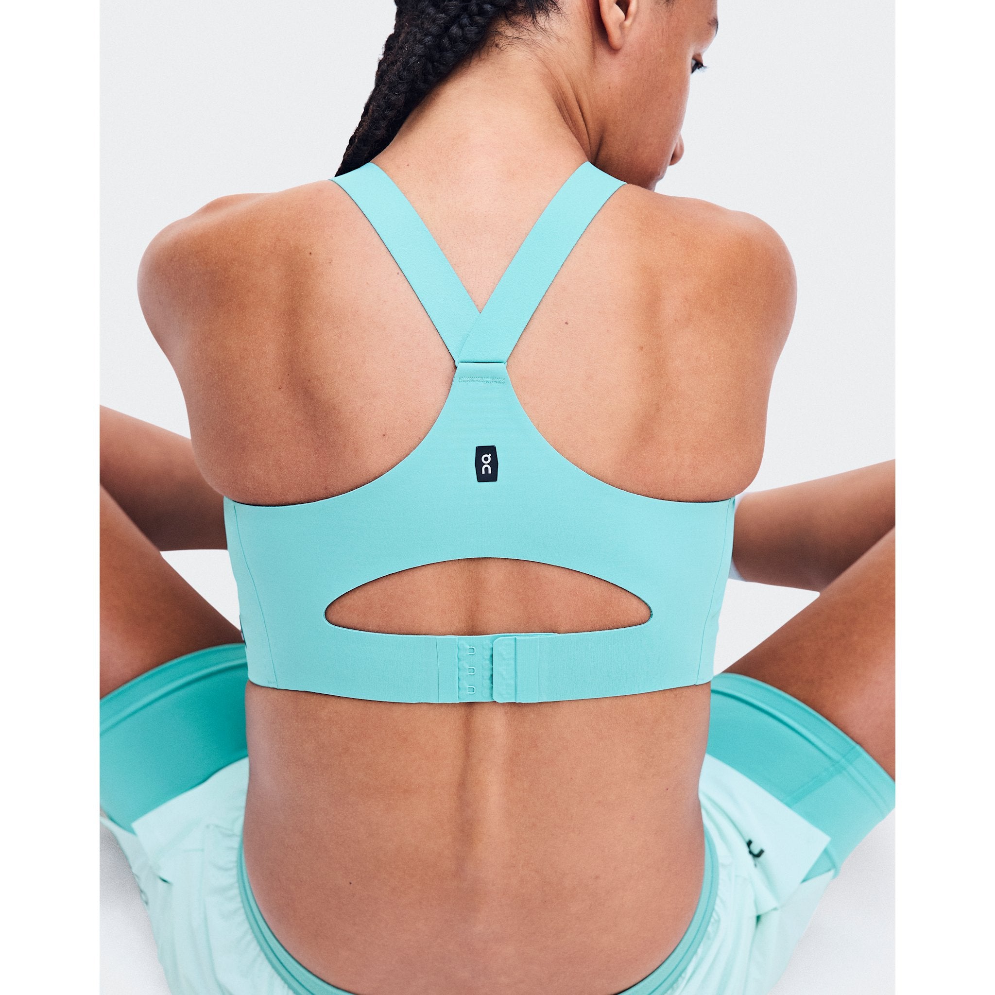 On Endurance Bra Zip Aquamarine