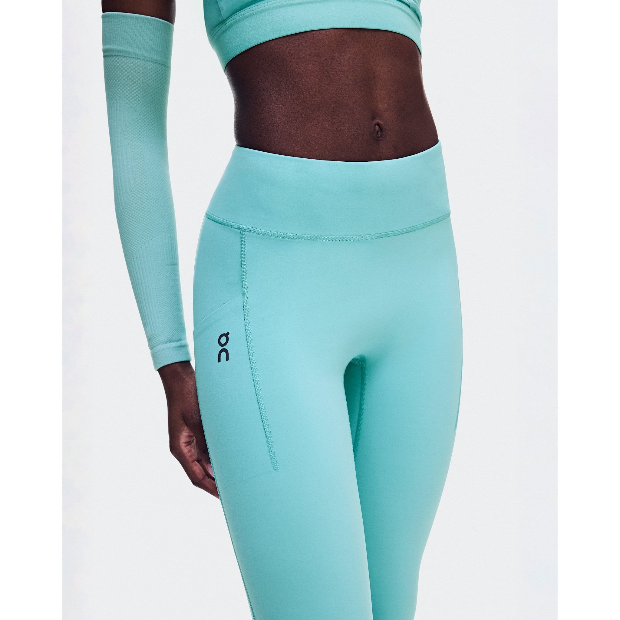 On Performance Tights 7/8 Aquamarine