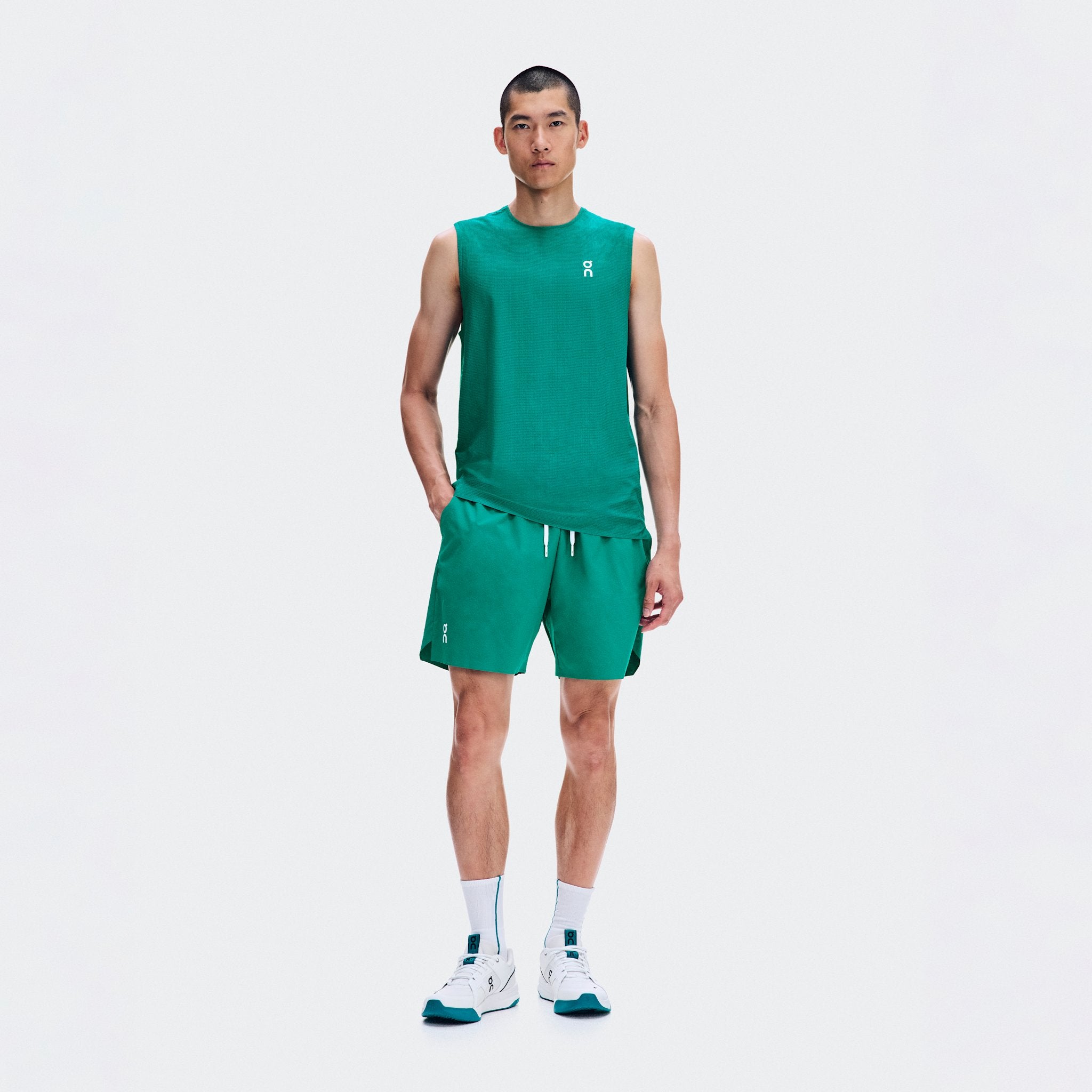 On 7" Court Shorts Black