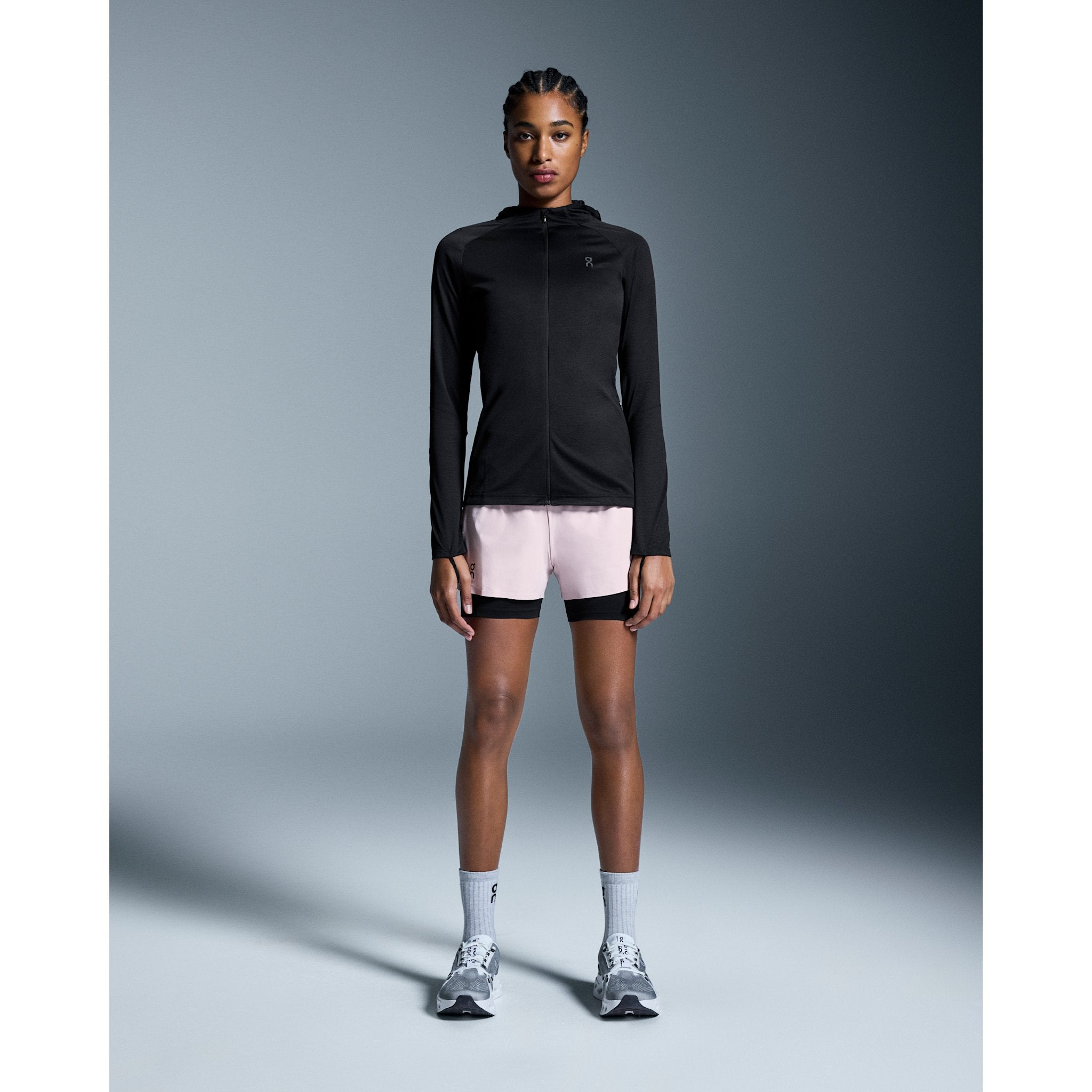 On 3" Performance 2/1 Shorts Mauve | Black