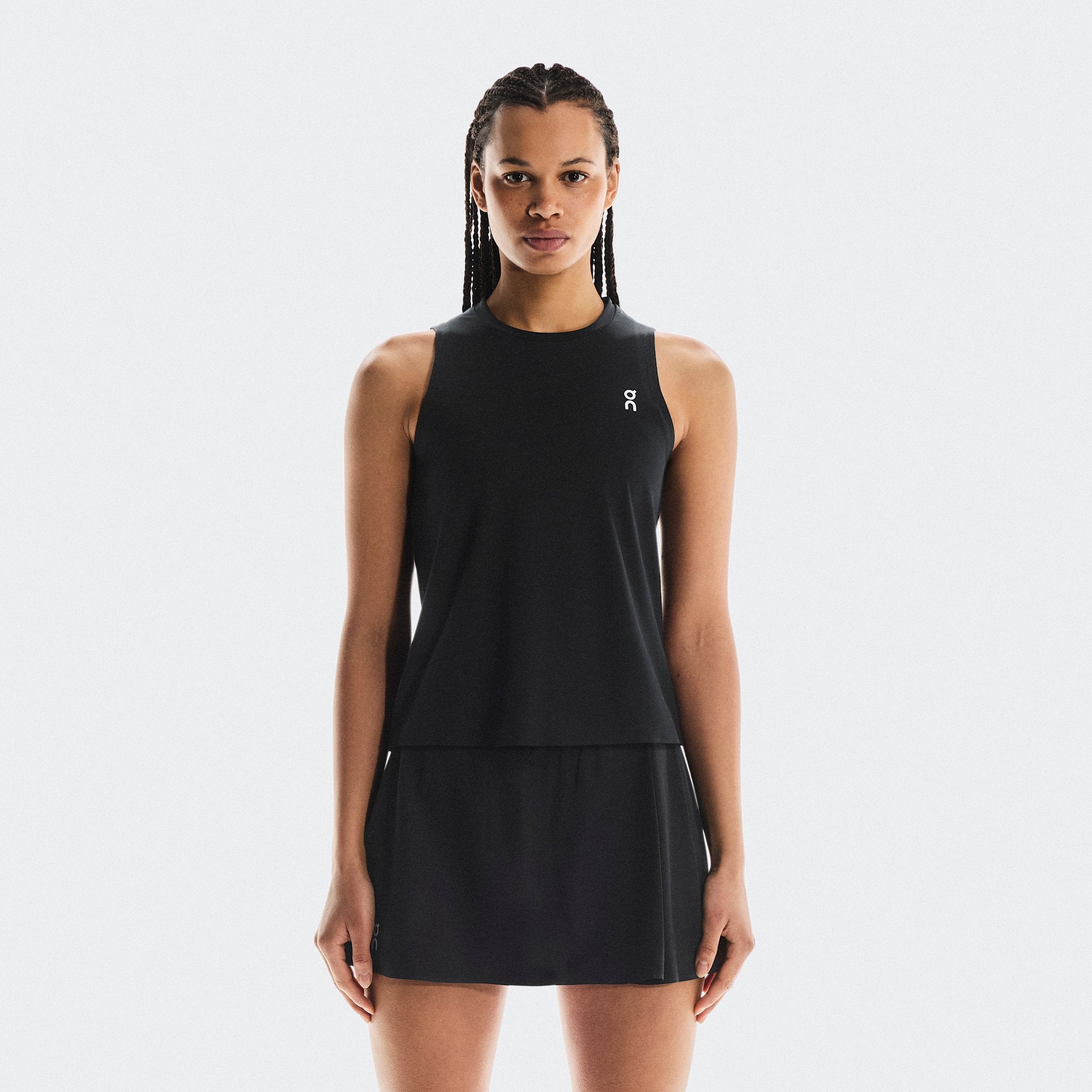 On Court Tank All Black