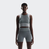 On Studio Knit Crop Rock | Glacier