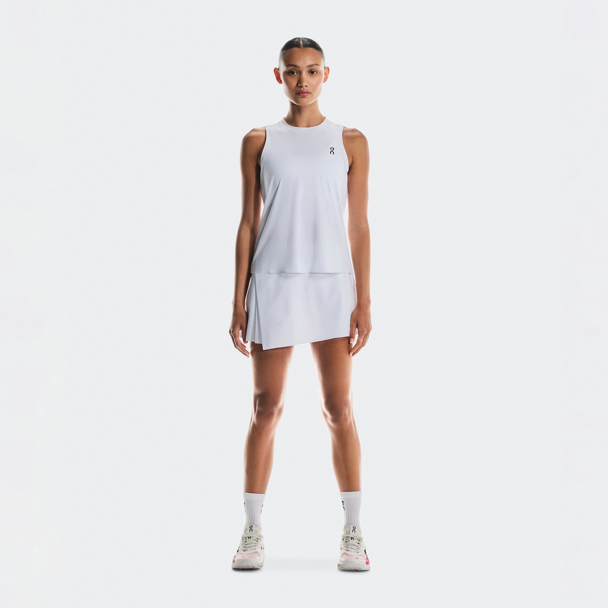 On Court Skirt Side Pleat White