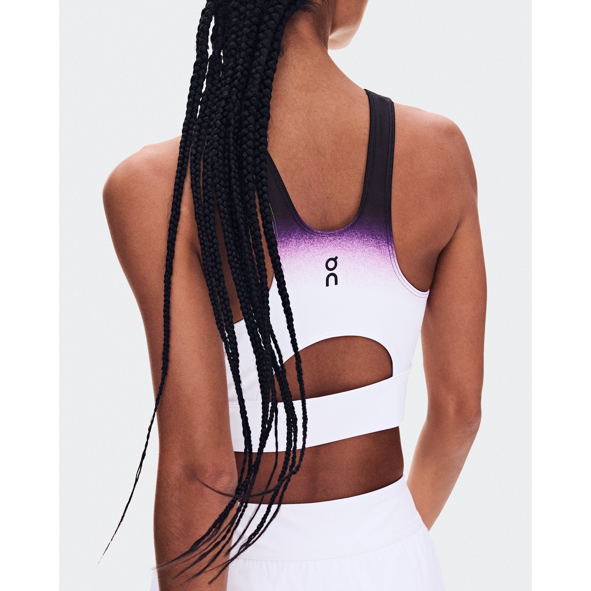 On Court Crop Top Swing White | Cassis