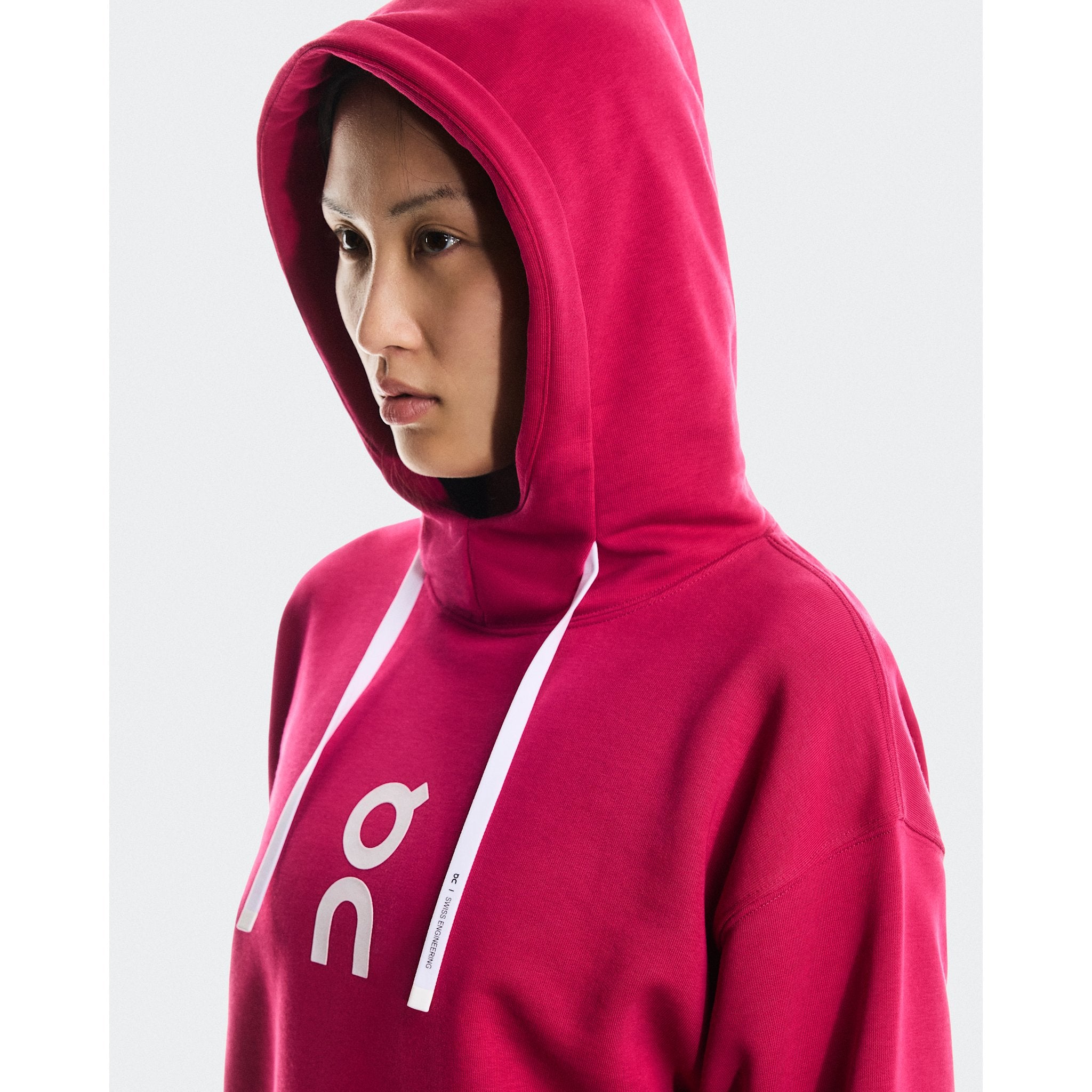On Club Hoodie Grenadine