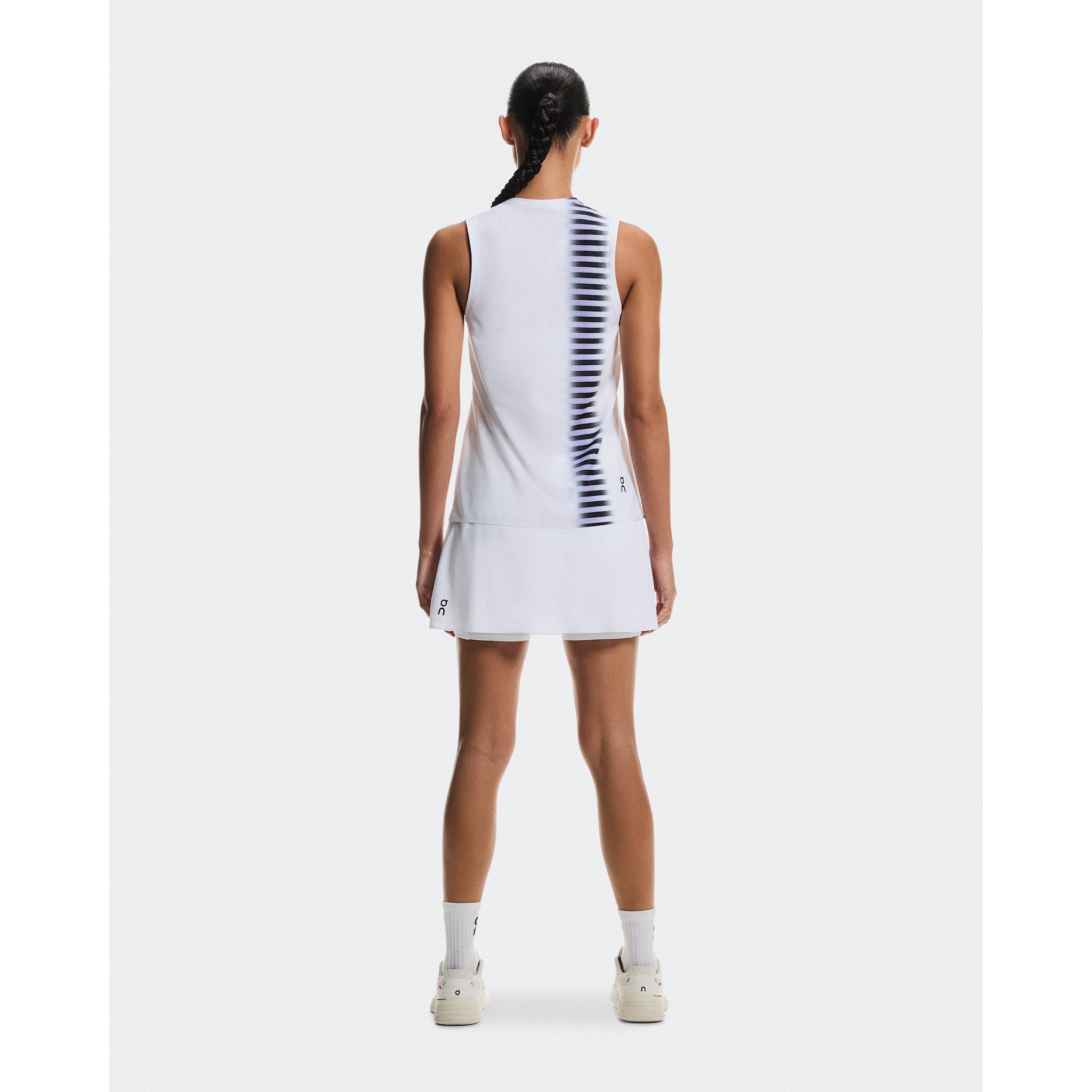 On Court Tank Edge White | Black