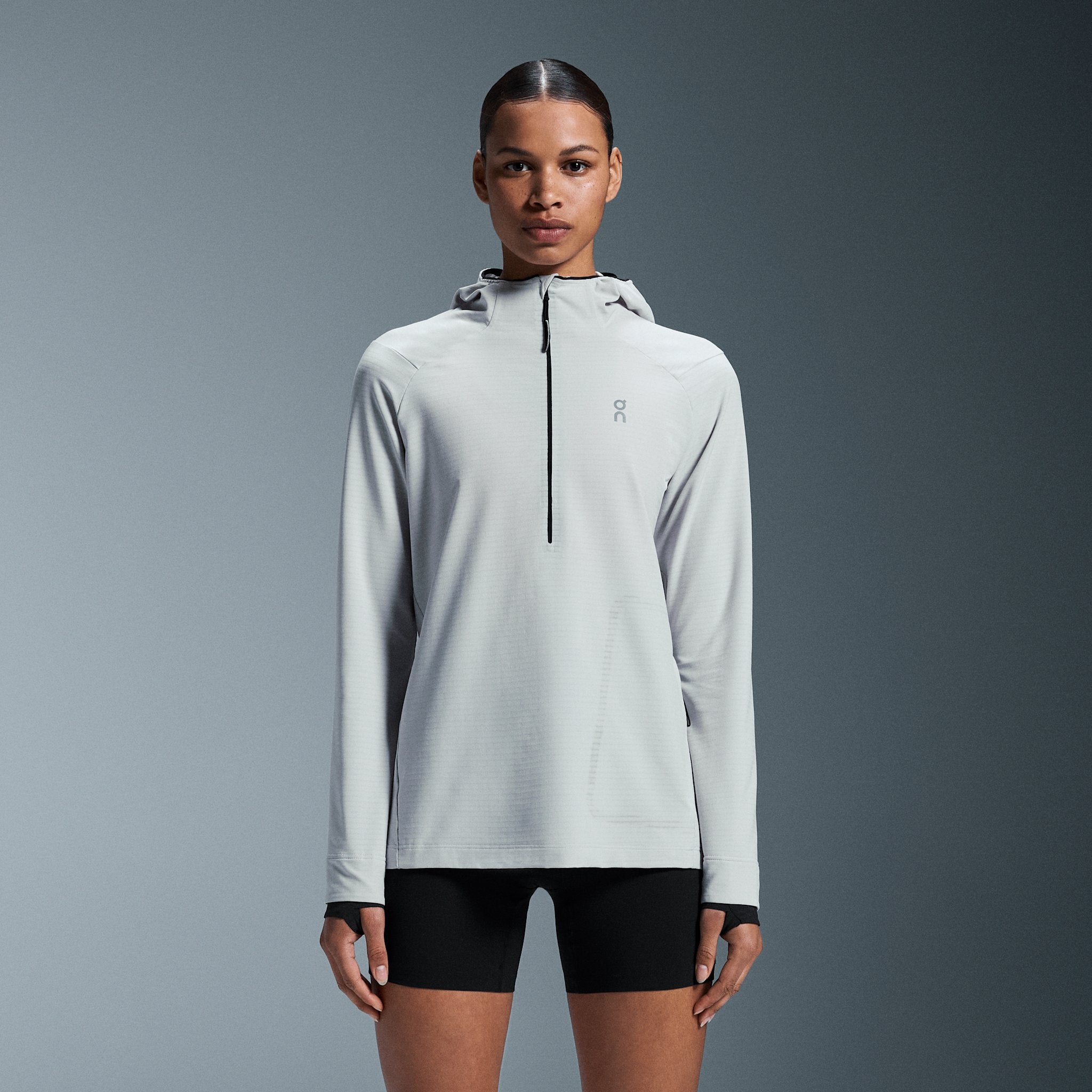 On Pace Hoodie Glacier