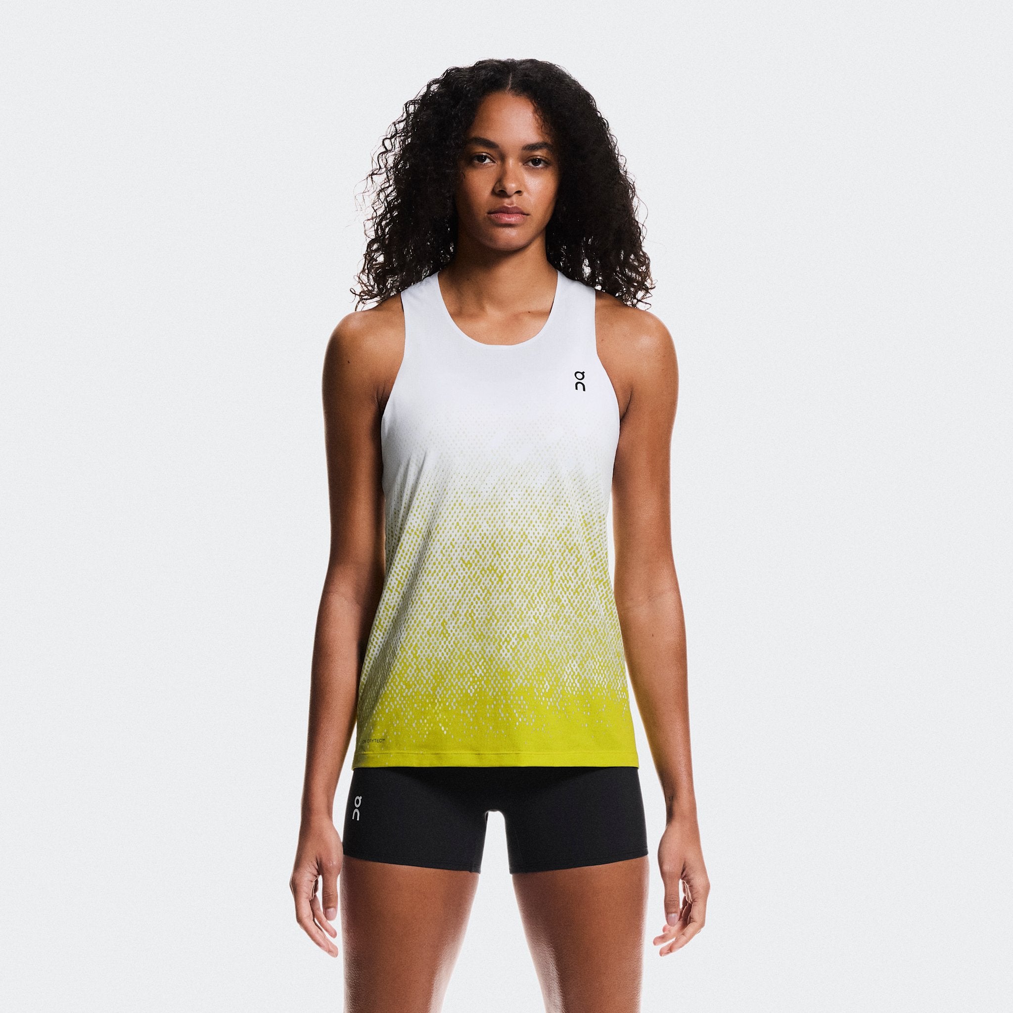 On Zero Singlet White | Lime