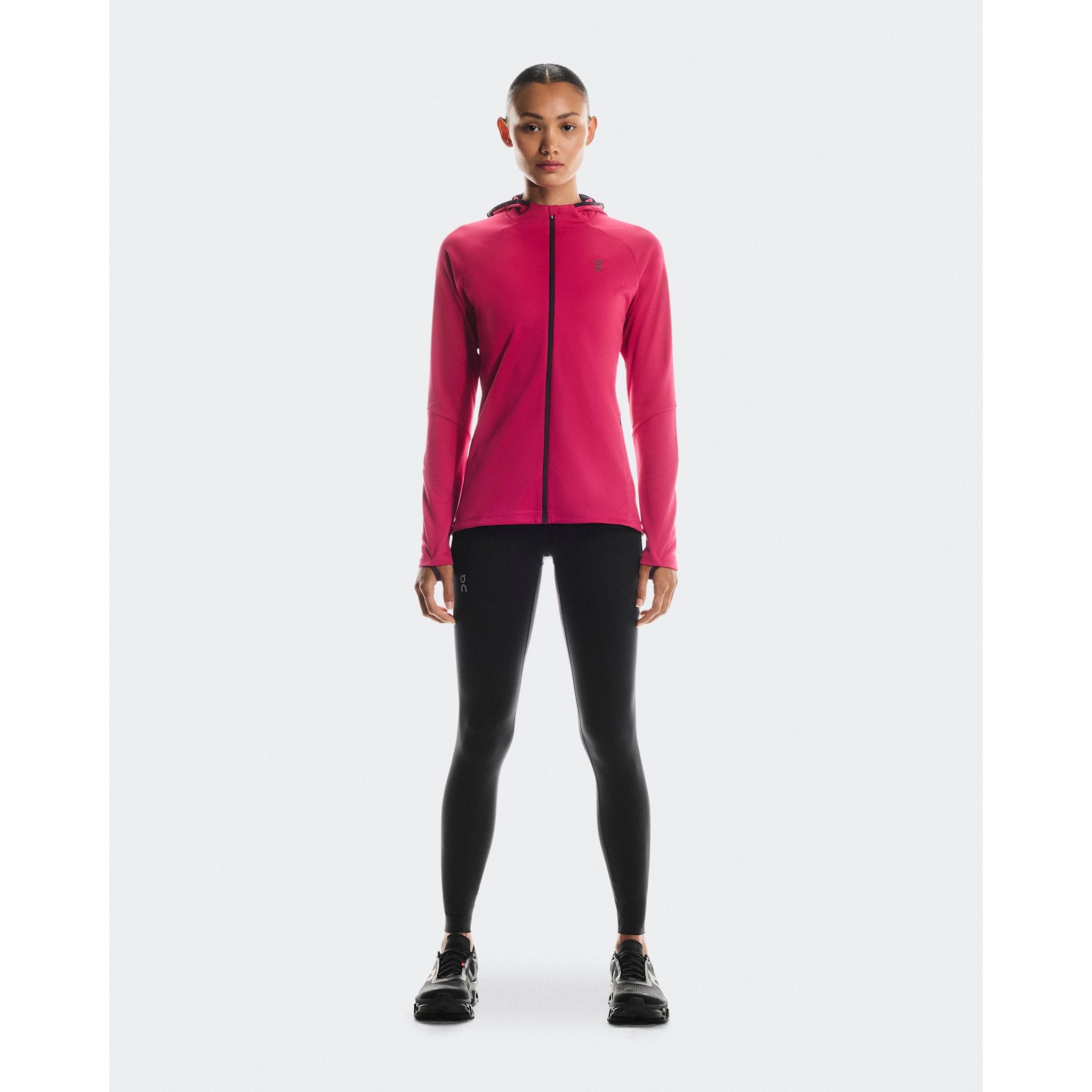 On Climate Zip Hoodie Grenadine