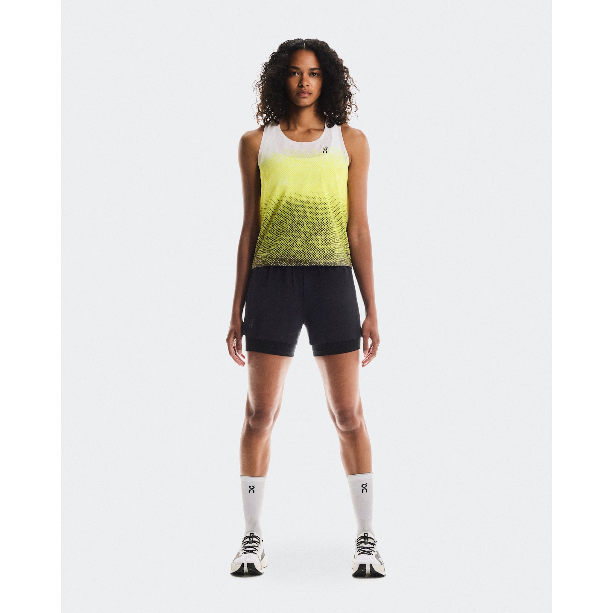 On Race Singlet Lime