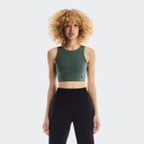 On Core 2-in-1 Crop Olive