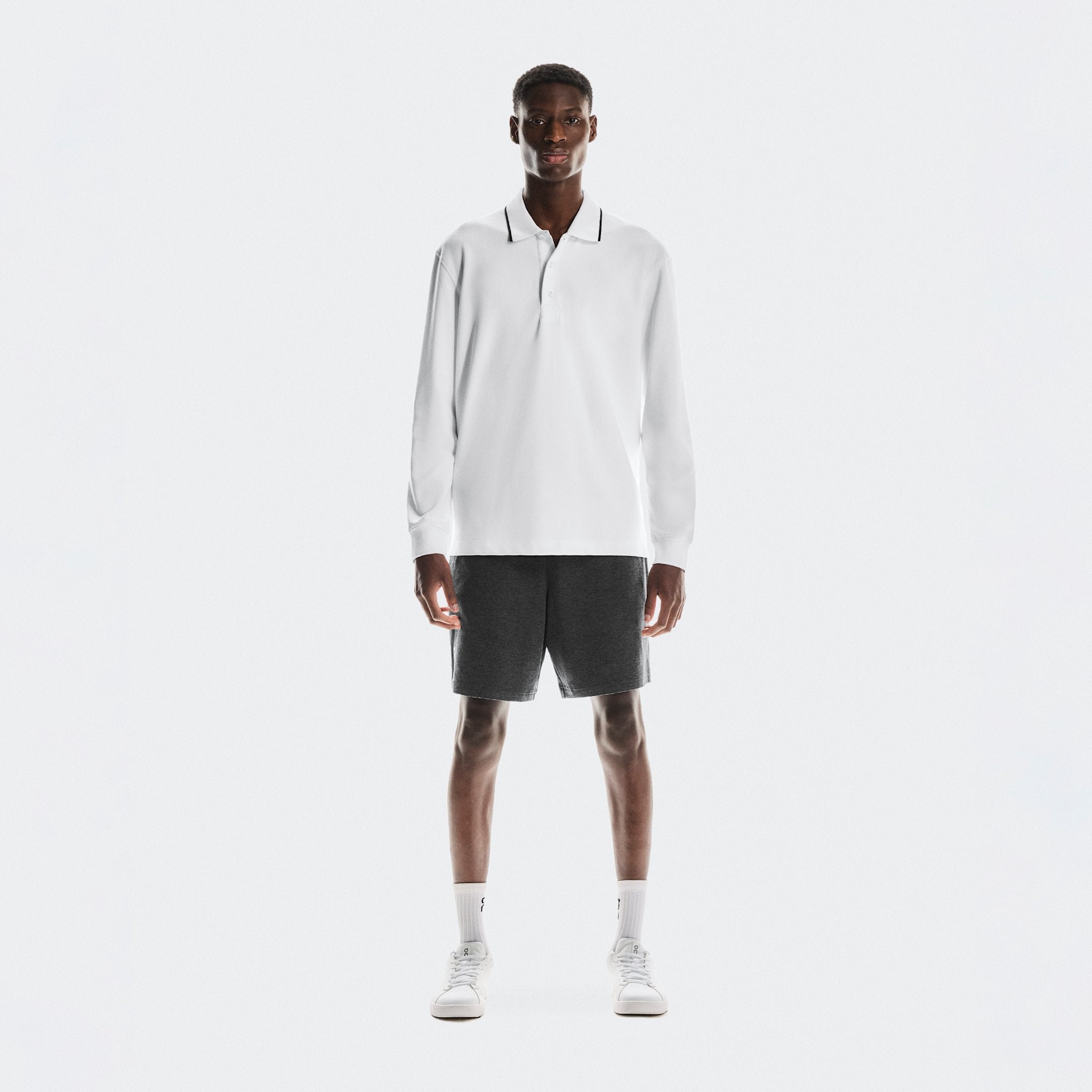 On Courtside Shorts Slate