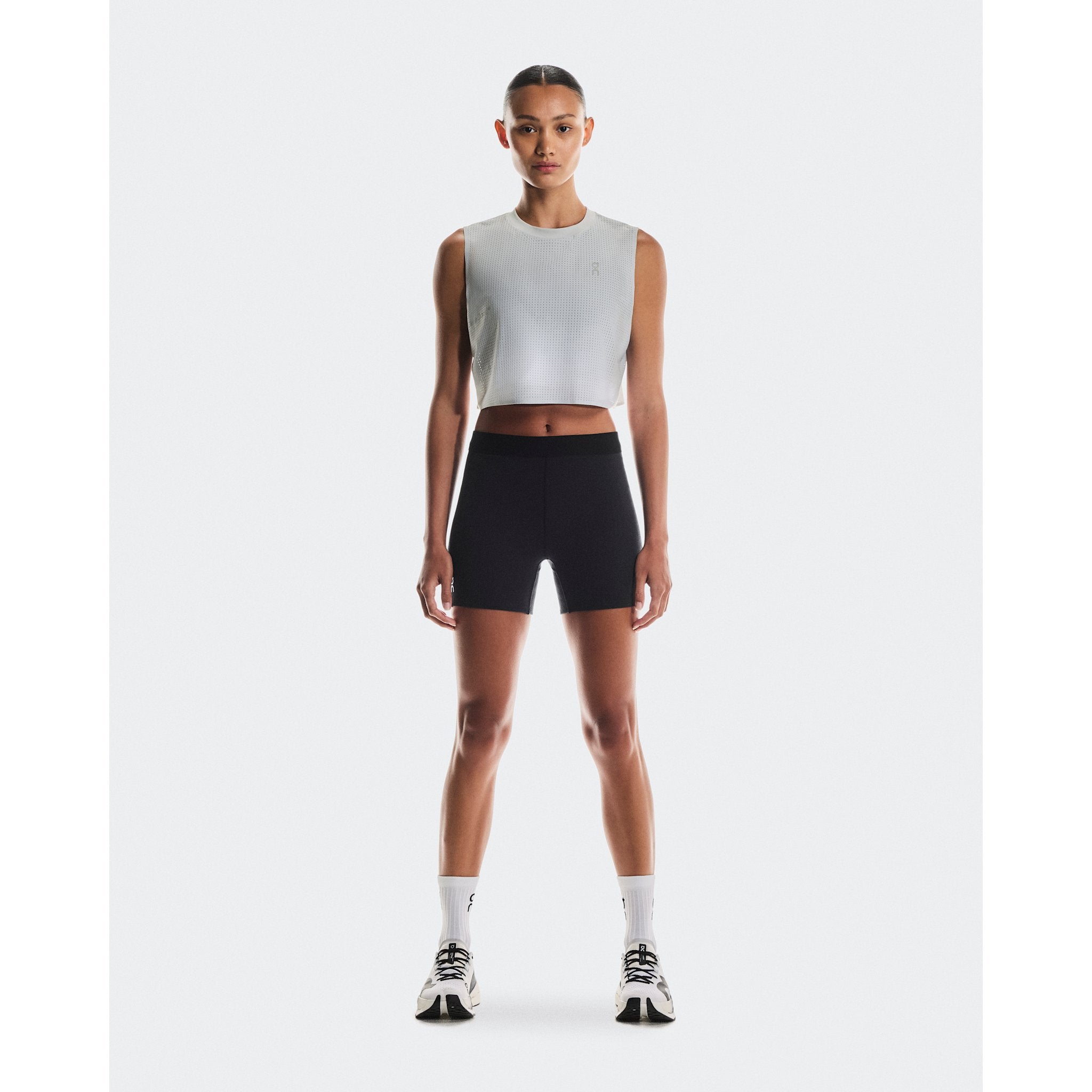 On Pace Tank Glacier | White