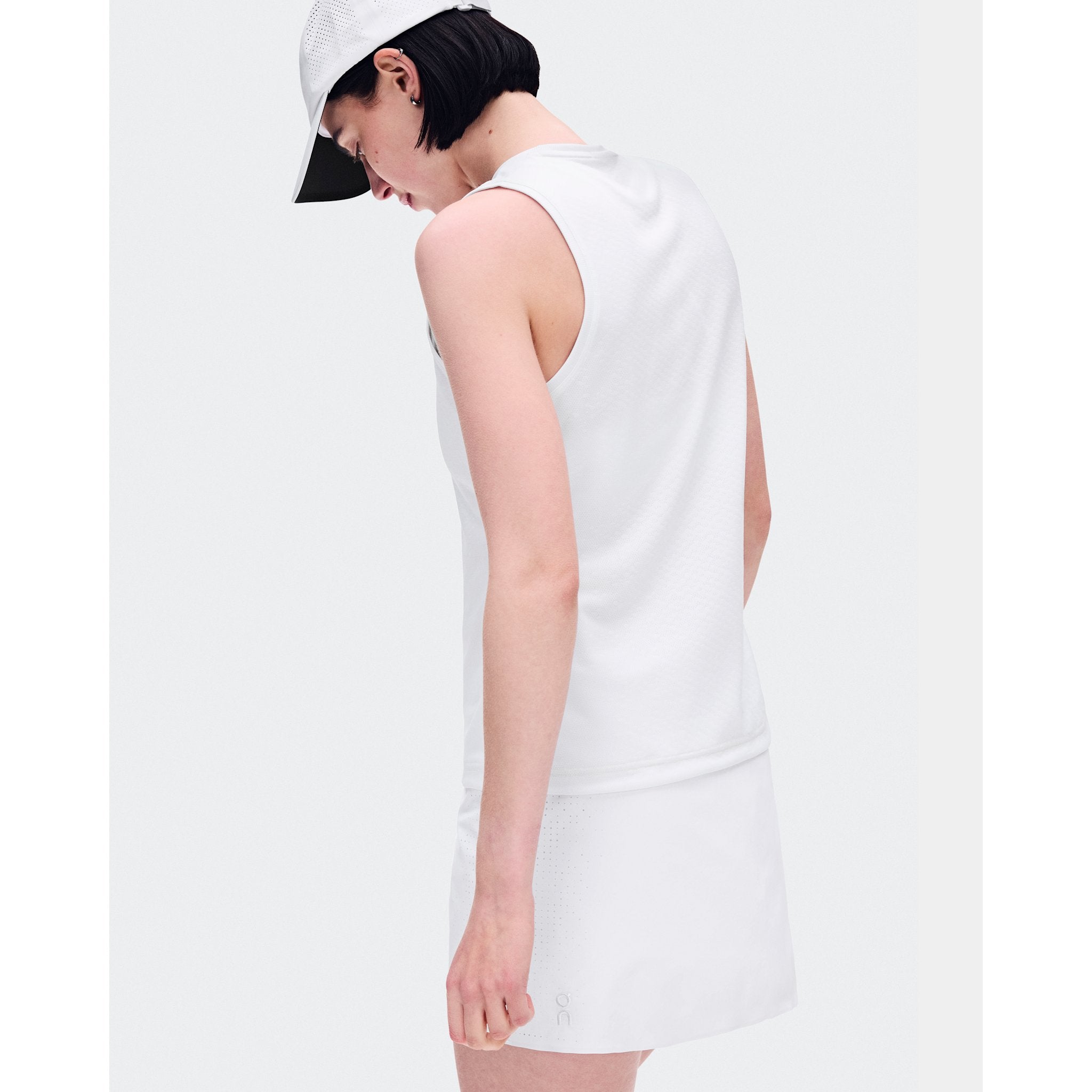 On Court Tank Edit LDN White