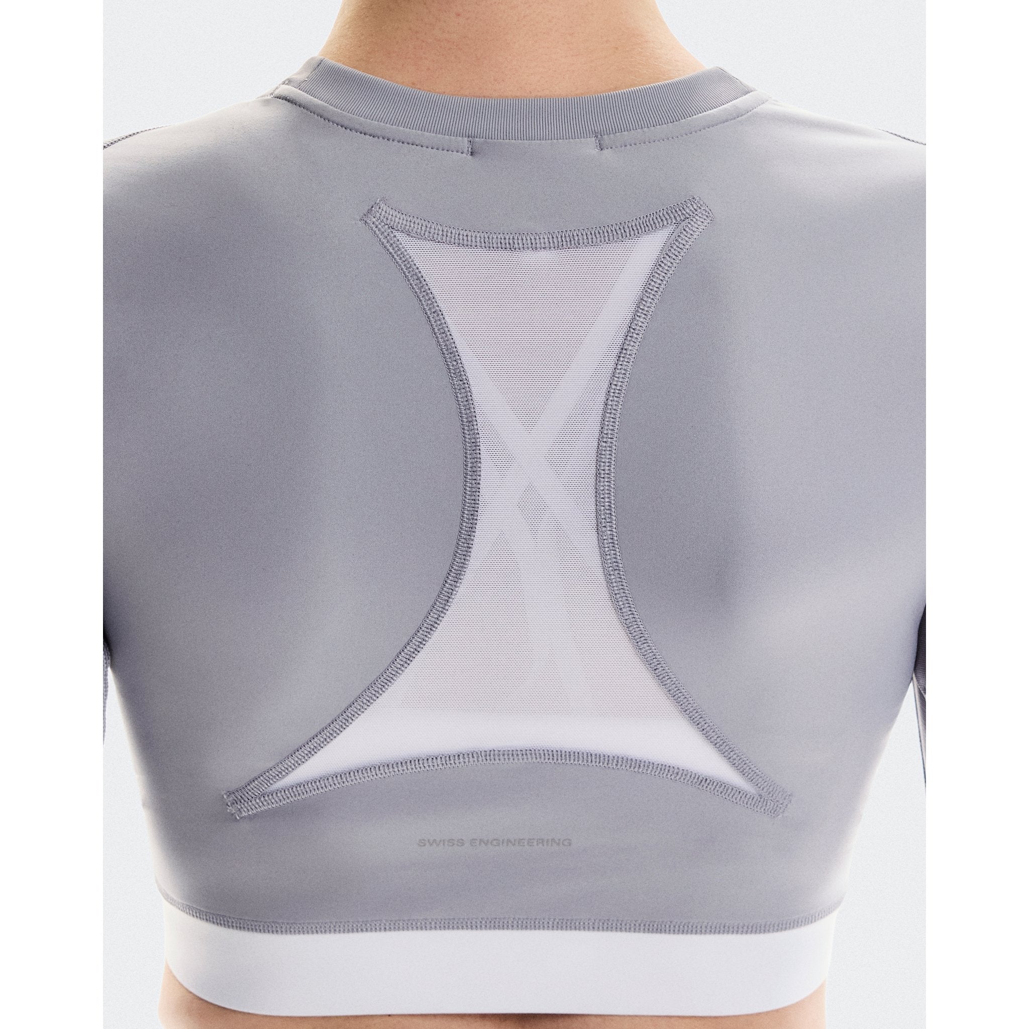 On Train Long Sleeve Crop Lilac