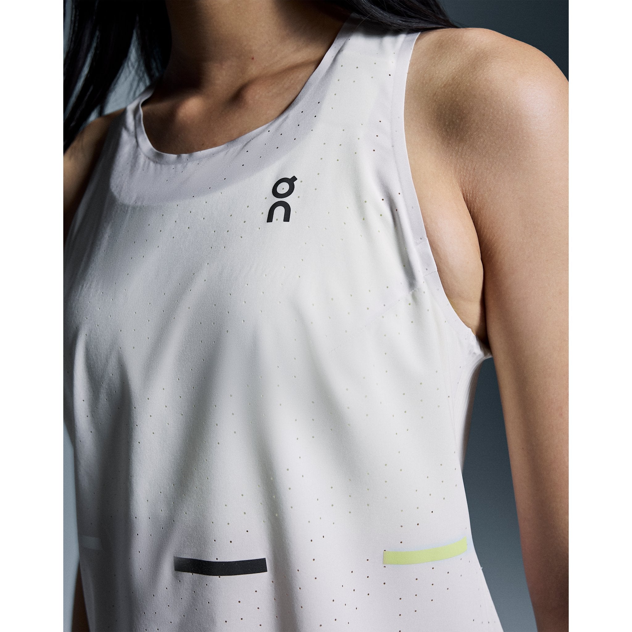 On Race Singlet Silver